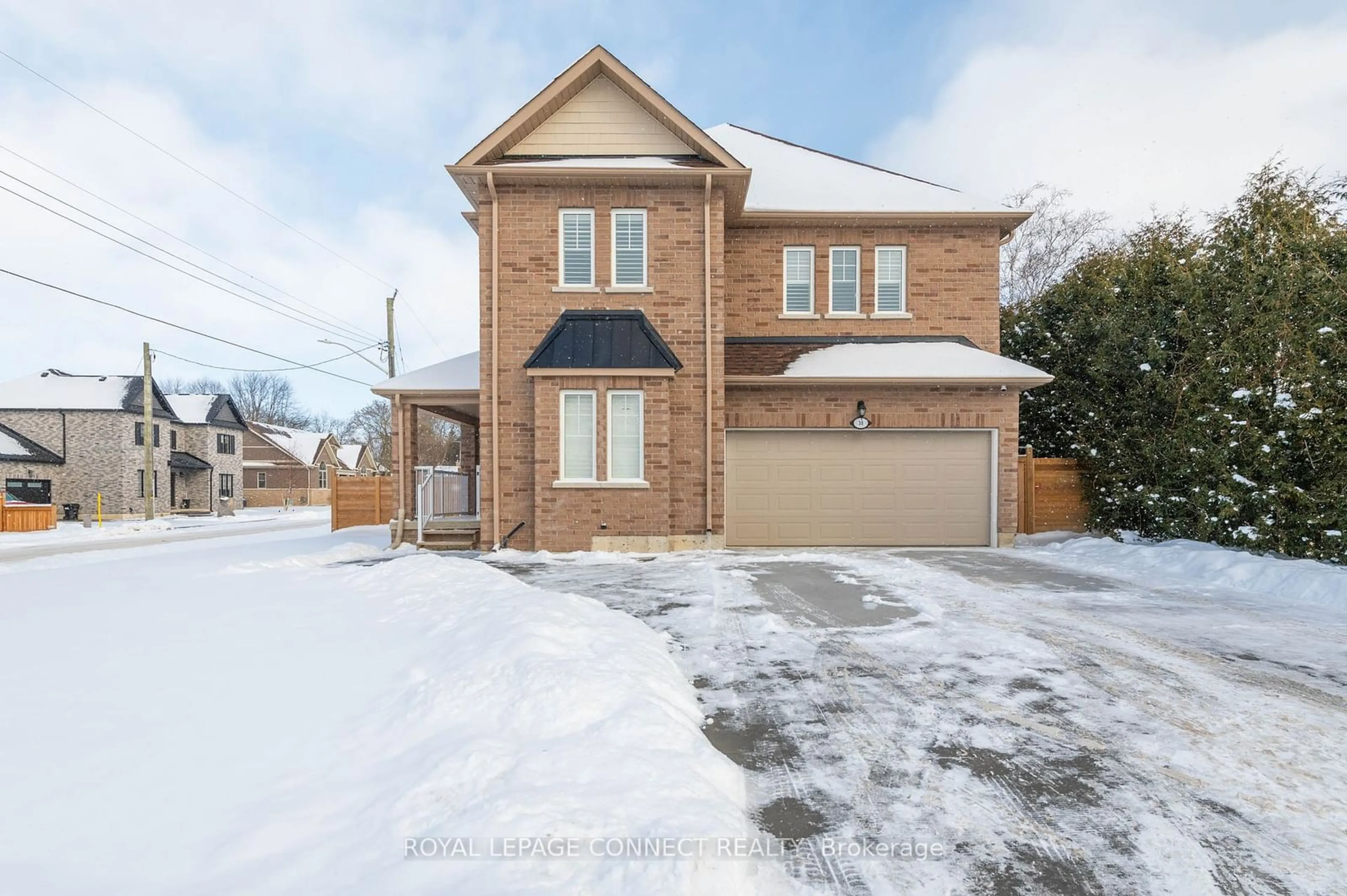 Home with brick exterior material, street for 3 B George St, Innisfil Ontario L0L 1L0