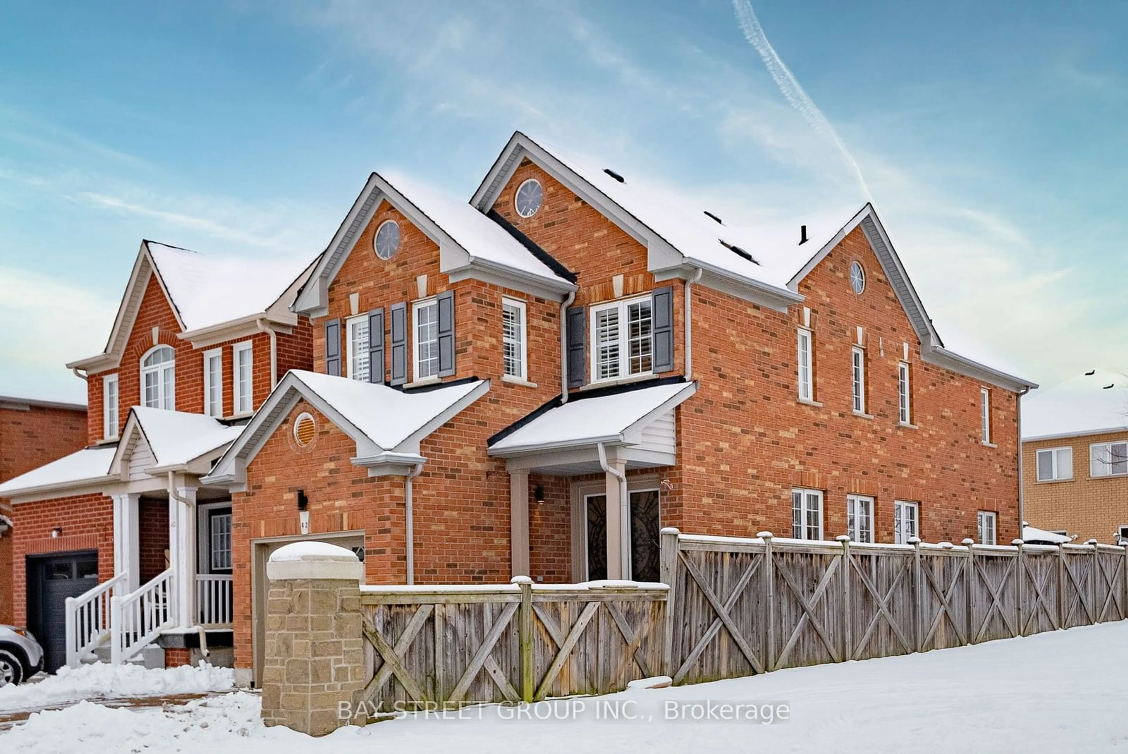 Home with brick exterior material, street for 42 Charles Brown Rd, Markham Ontario L3S 4T3