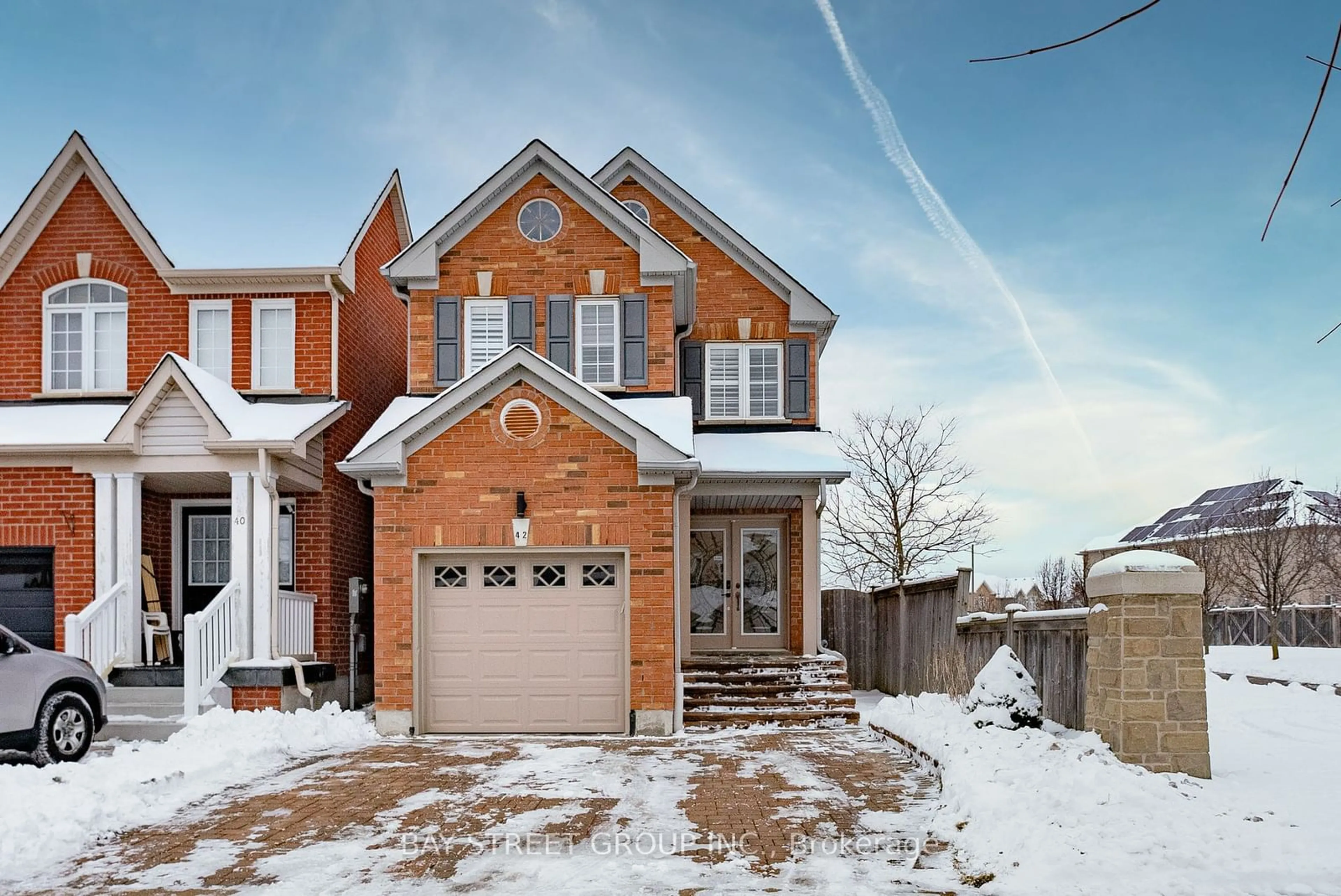 Home with brick exterior material, street for 42 Charles Brown Rd, Markham Ontario L3S 4T3