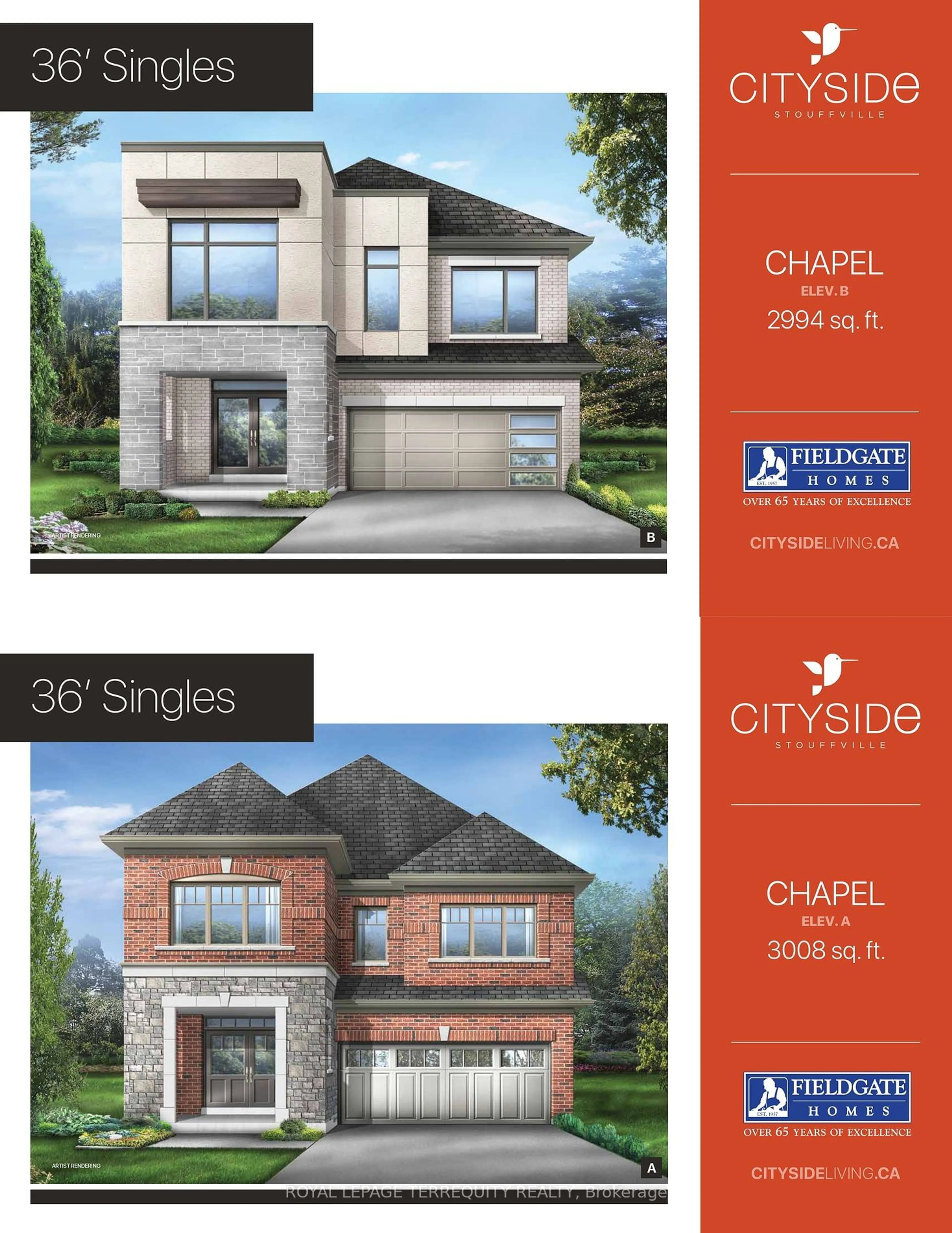 Home with brick exterior material, street for 297 Wesmina Ave, Whitchurch-Stouffville Ontario L4A 5C2