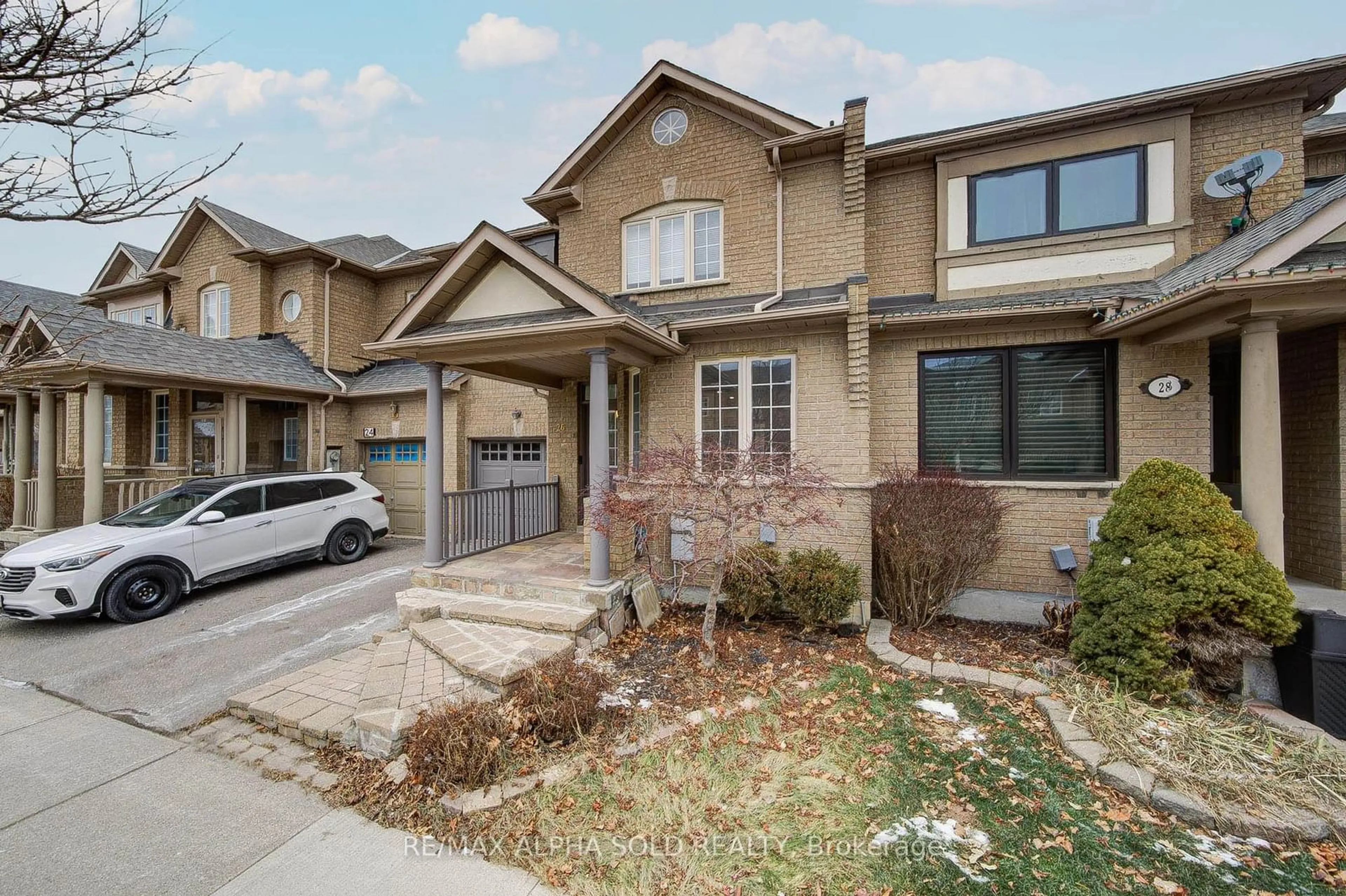 Home with brick exterior material, street for 26 Whitford Rd, Markham Ontario L6C 2J2