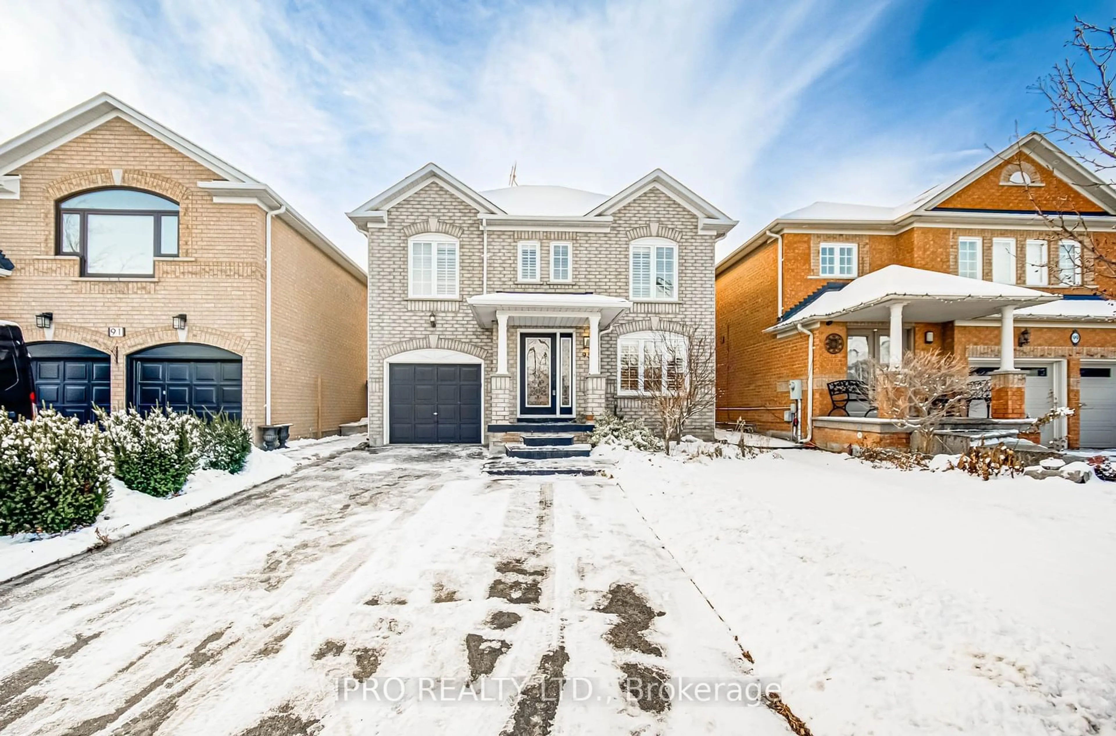 Home with brick exterior material, street for 95 Mondavi Rd, Vaughan Ontario L4H 1L8