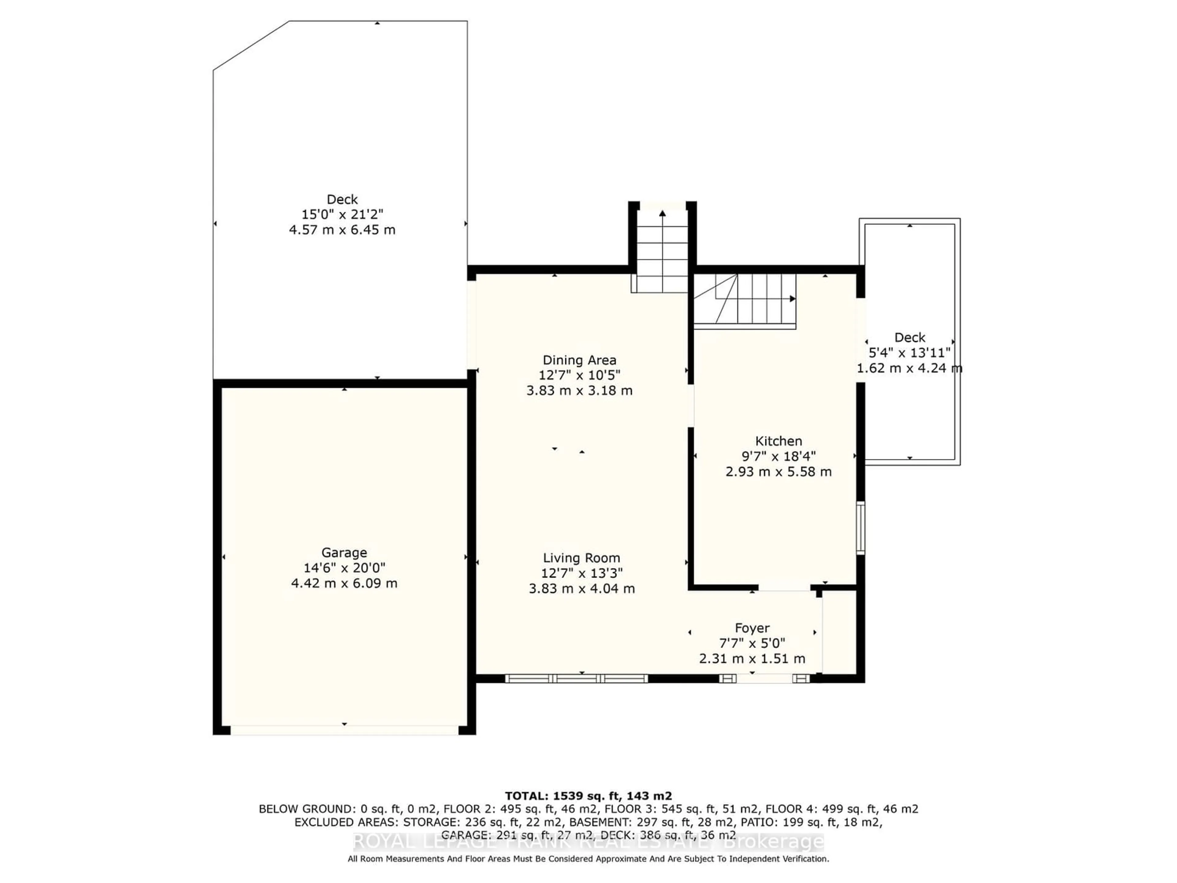 Floor plan for 44 Munro Cres, Uxbridge Ontario L9P 1L8