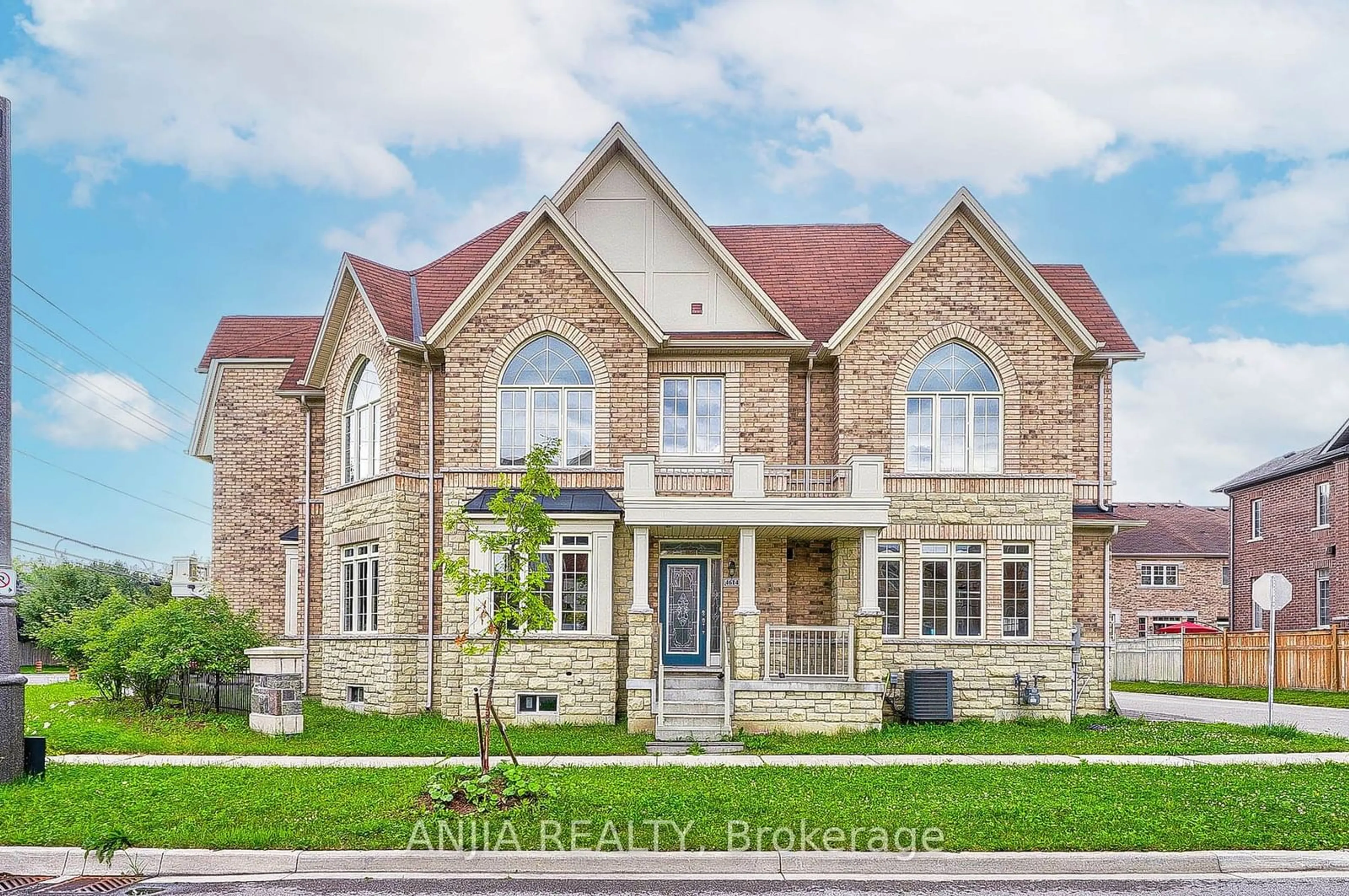 Home with brick exterior material, street for 4614 16th Ave, Markham Ontario L6C 0X6