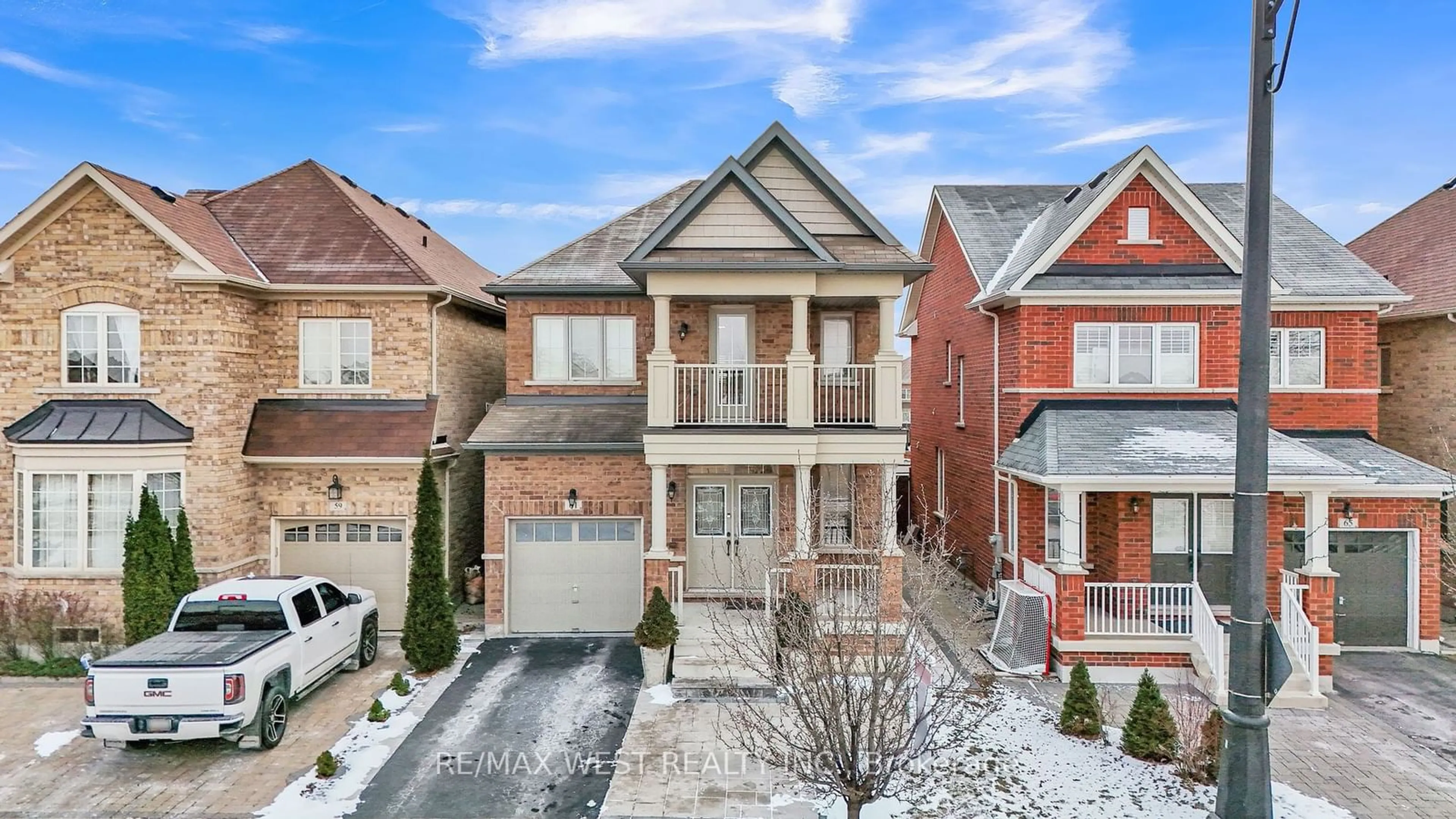 Home with brick exterior material, street for 61 Richler Ave, Vaughan Ontario L4H 3Y6