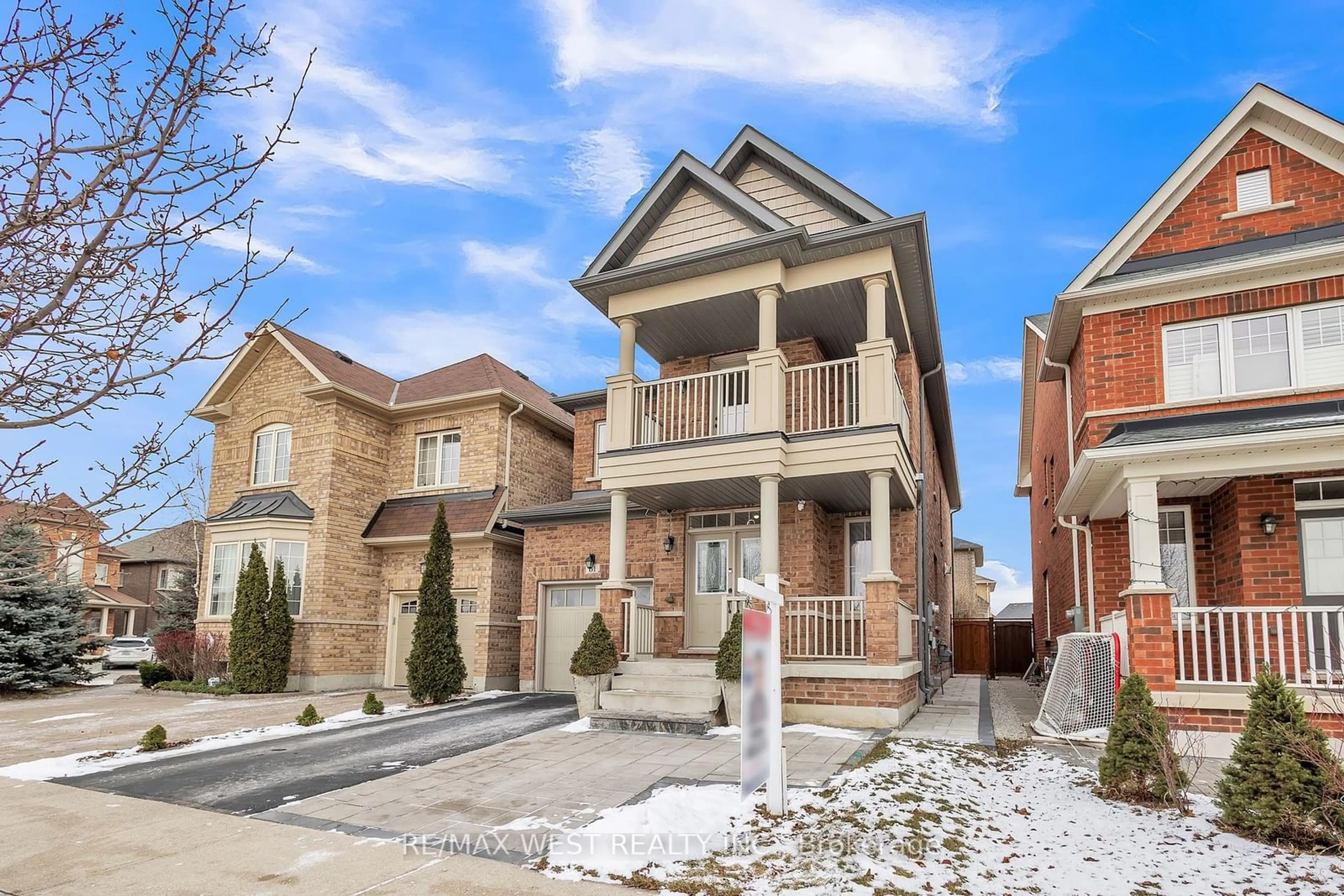 Home with brick exterior material, street for 61 Richler Ave, Vaughan Ontario L4H 3Y6