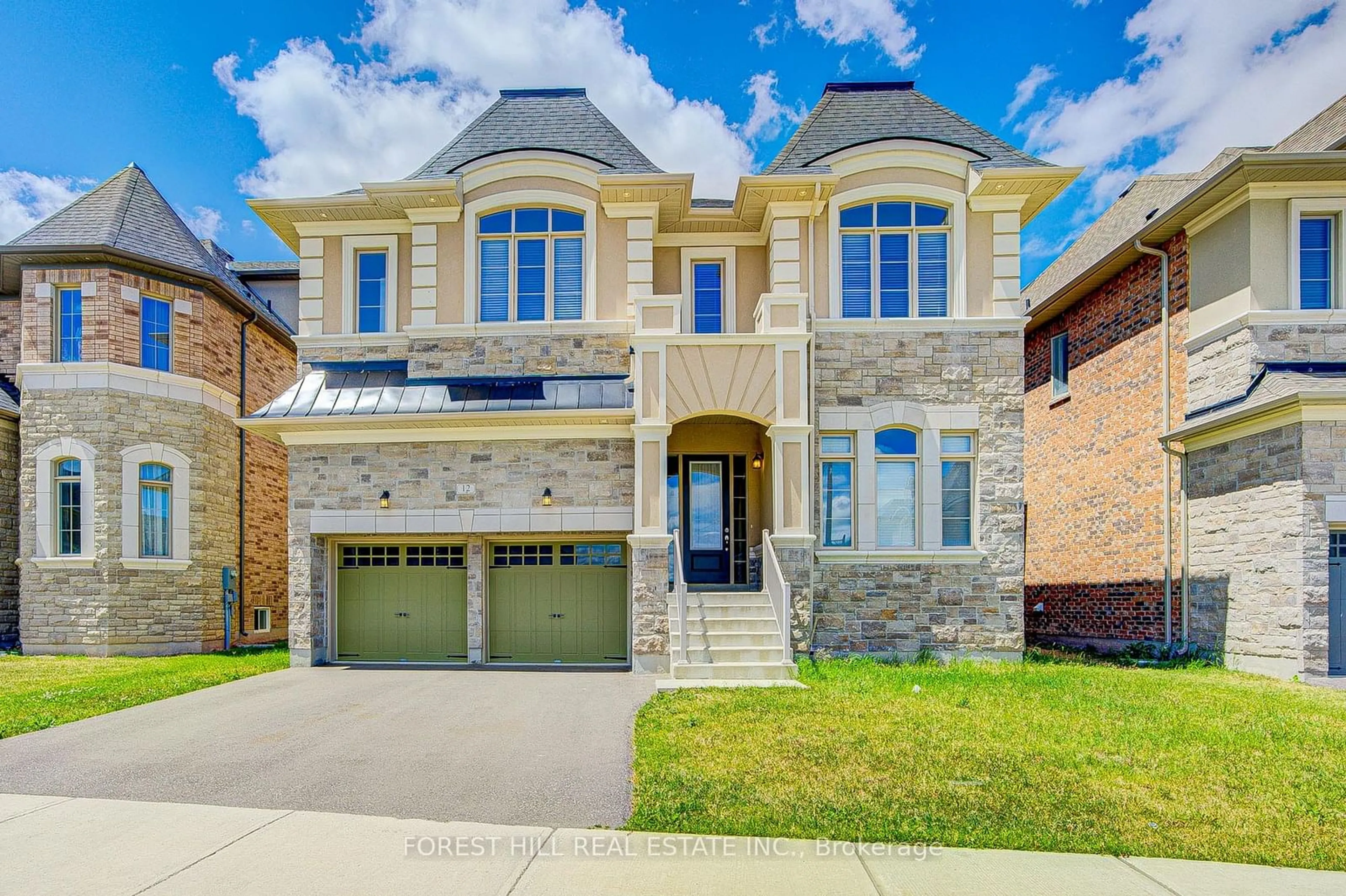 Home with brick exterior material, street for 12 Giardina Cres, Richmond Hill Ontario L4B 0G2