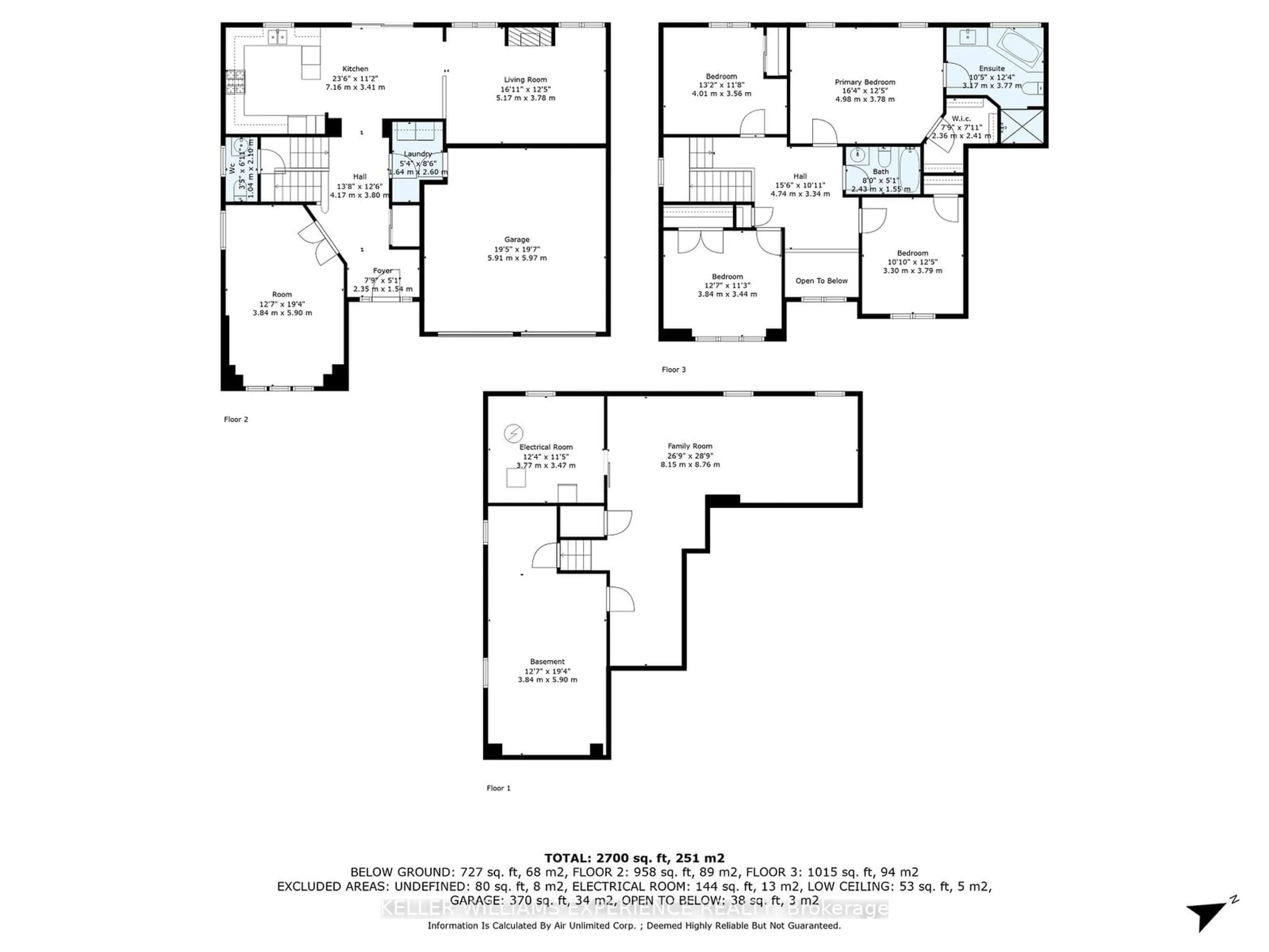 Floor plan for 100 Mount Cres, Essa Ontario L3W 0N2