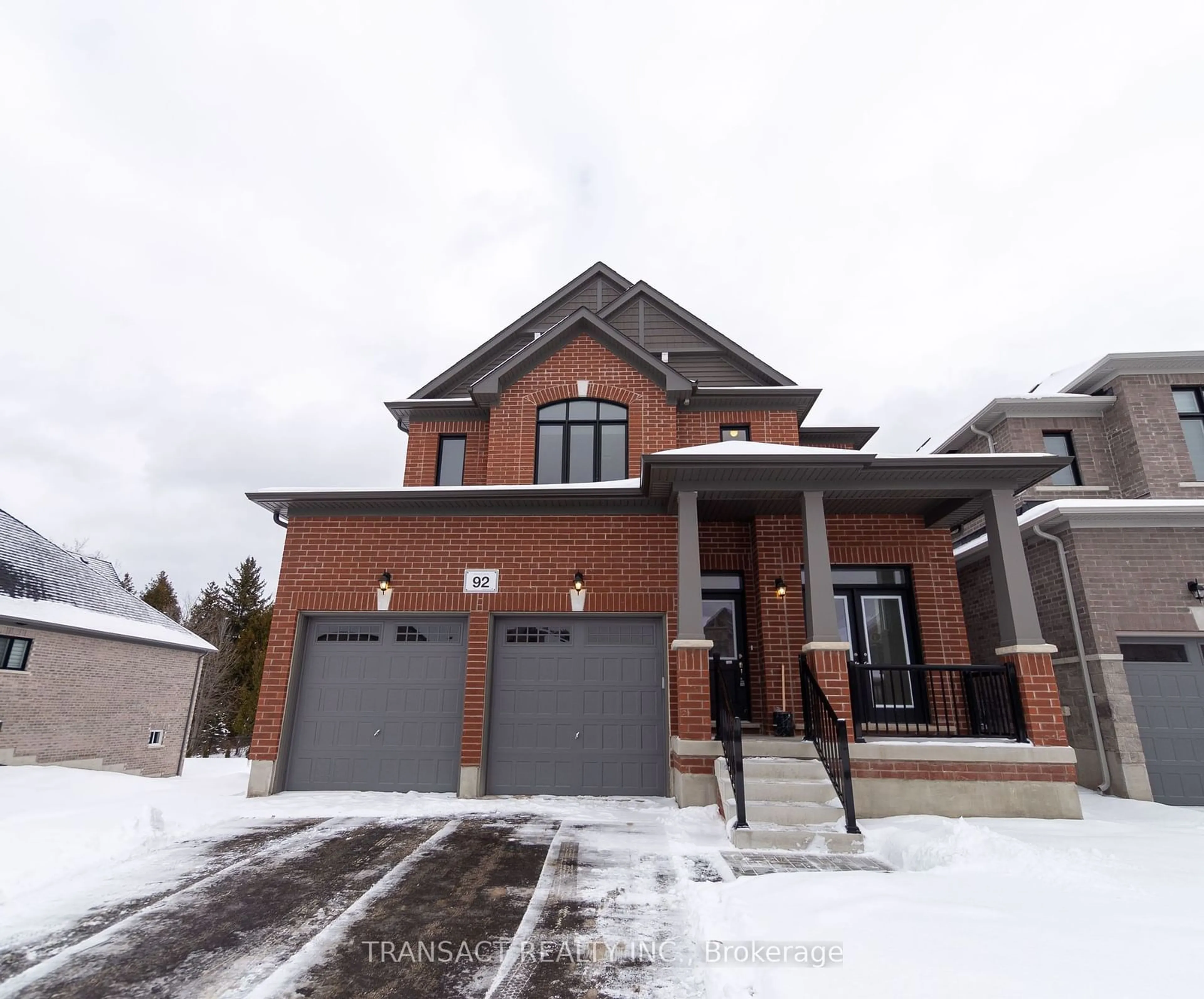 Home with brick exterior material, street for 92 Baycroft Blvd, Essa Ontario L3W 0L9