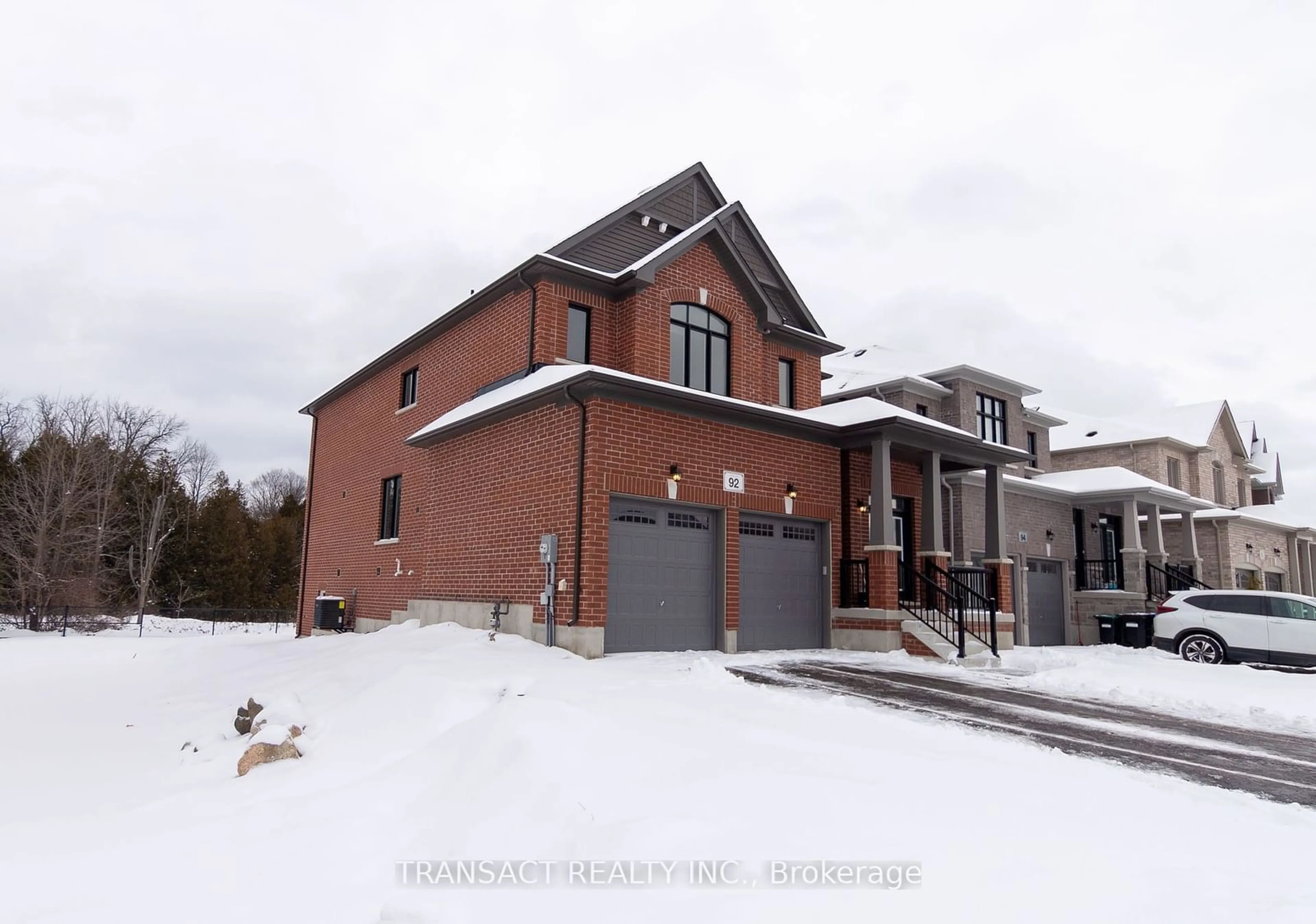 Home with brick exterior material, street for 92 Baycroft Blvd, Essa Ontario L3W 0L9