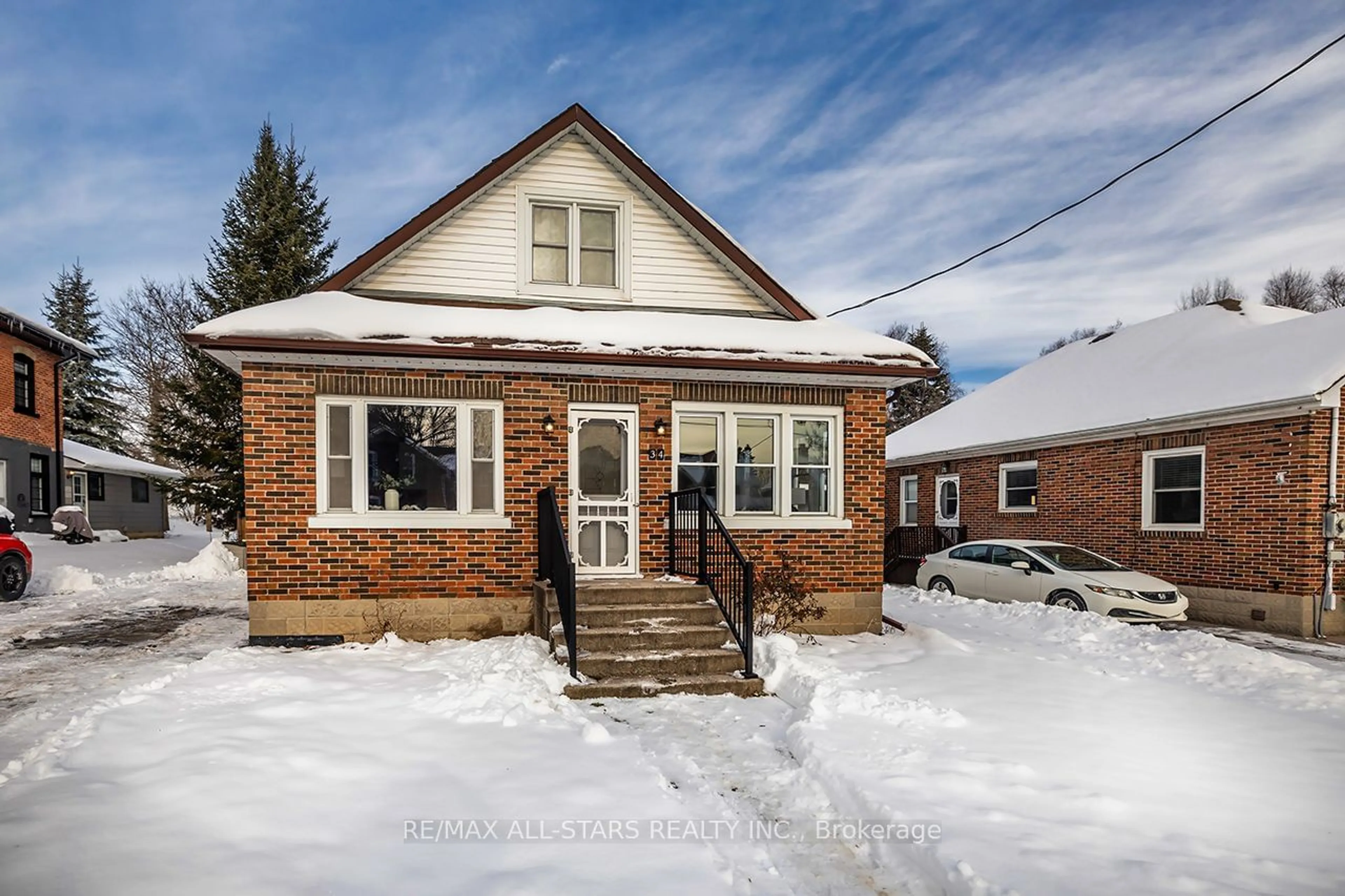 Home with brick exterior material, street for 34 River St, Brock Ontario L0C 1H0