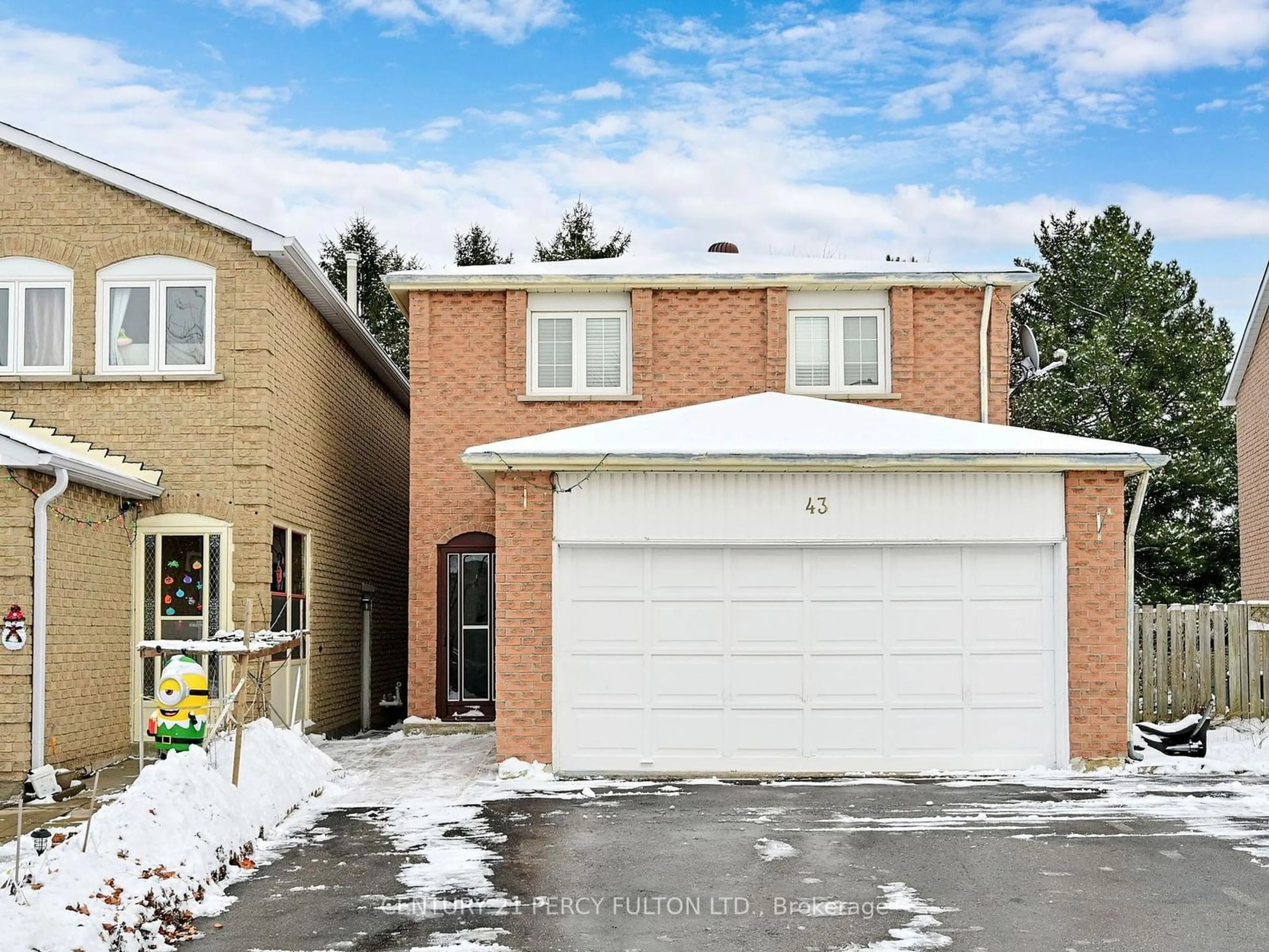 Home with brick exterior material, street for 43 William Honey Cres, Markham Ontario L3S 2L2