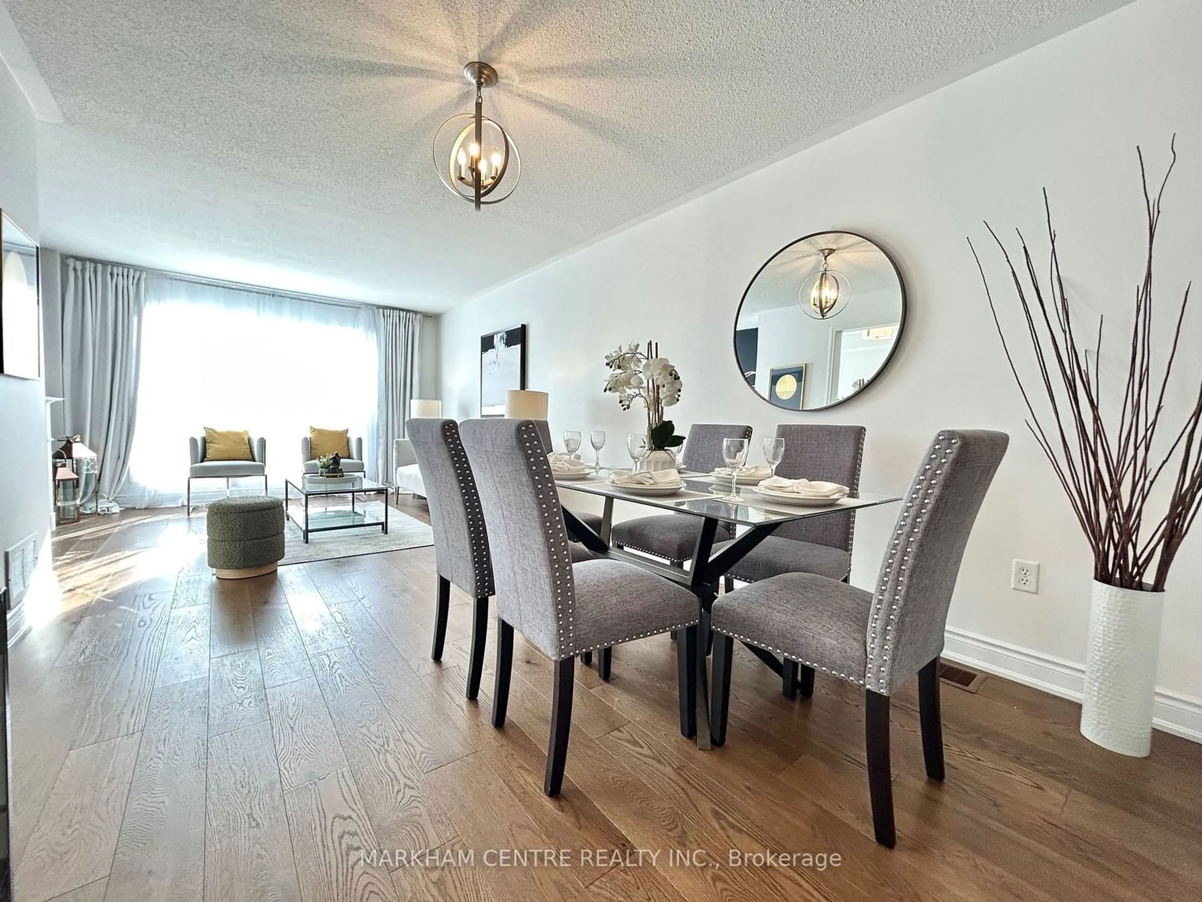 Dining room, wood/laminate floor for 69 Lowther Ave, Richmond Hill Ontario L4E 4P3