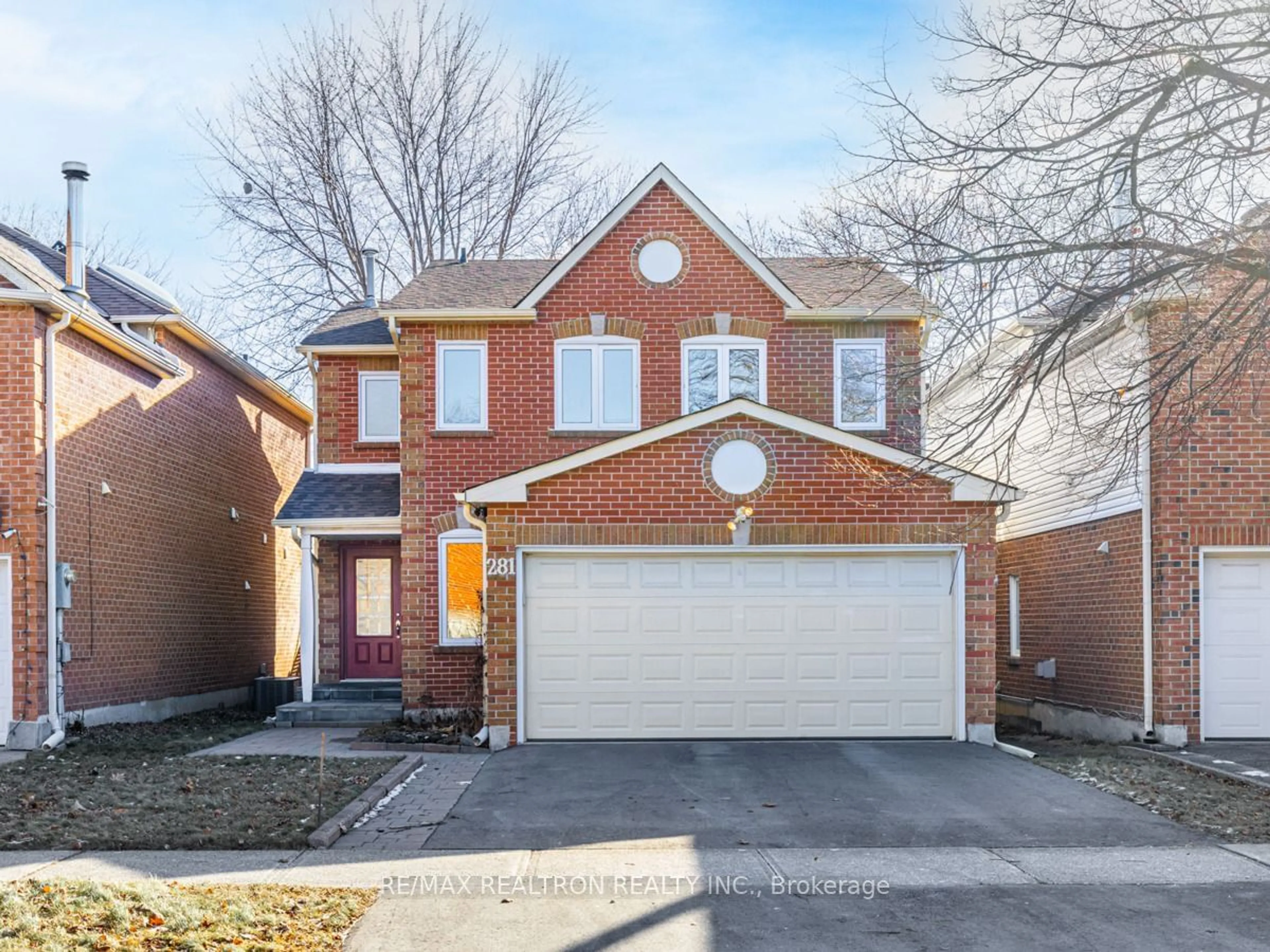 Home with brick exterior material, street for 281 Chelwood Dr, Vaughan Ontario L4J 7R6