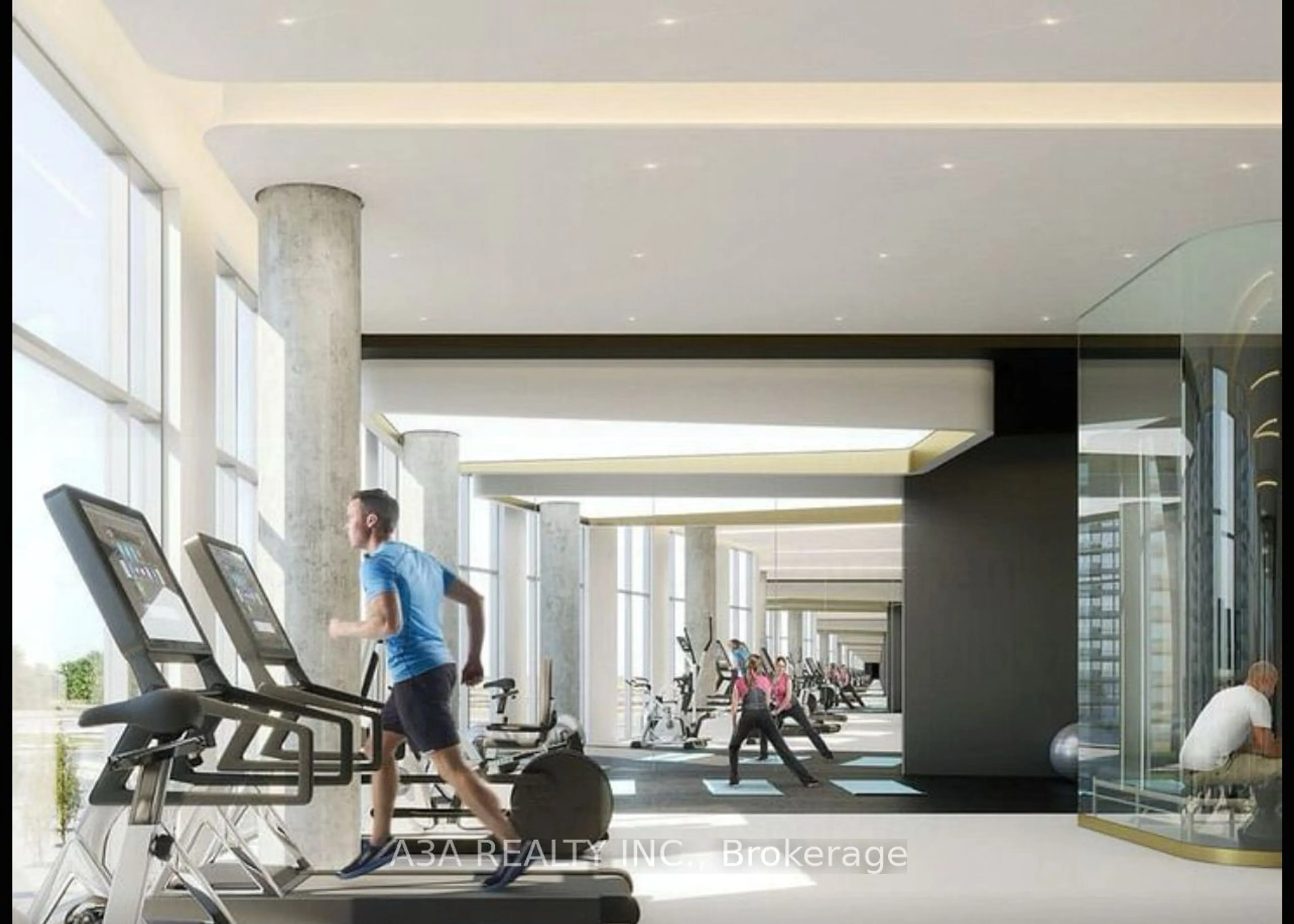 Gym or fitness room for 50 Upper Mall Way #PH-01, Vaughan Ontario L4J 4P8