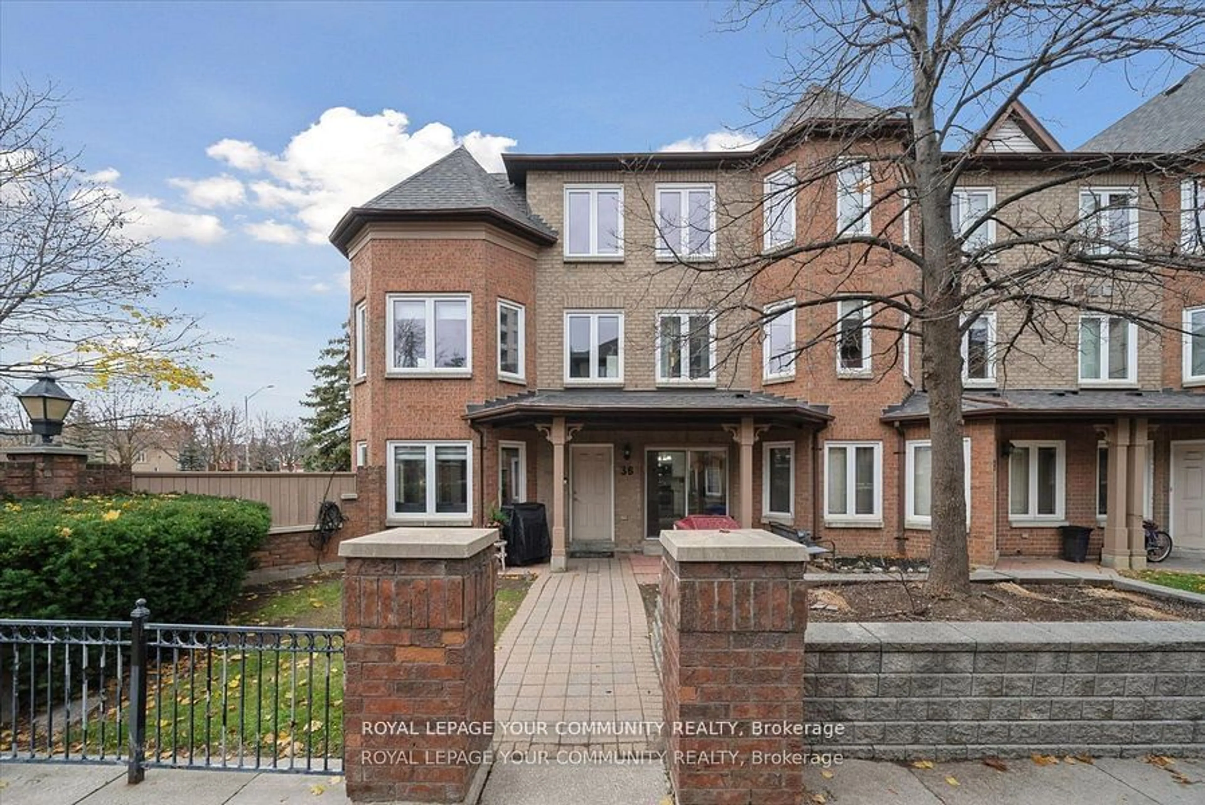 Home with brick exterior material, street for 735 New Westminster Dr #36, Vaughan Ontario L4S 7Y9