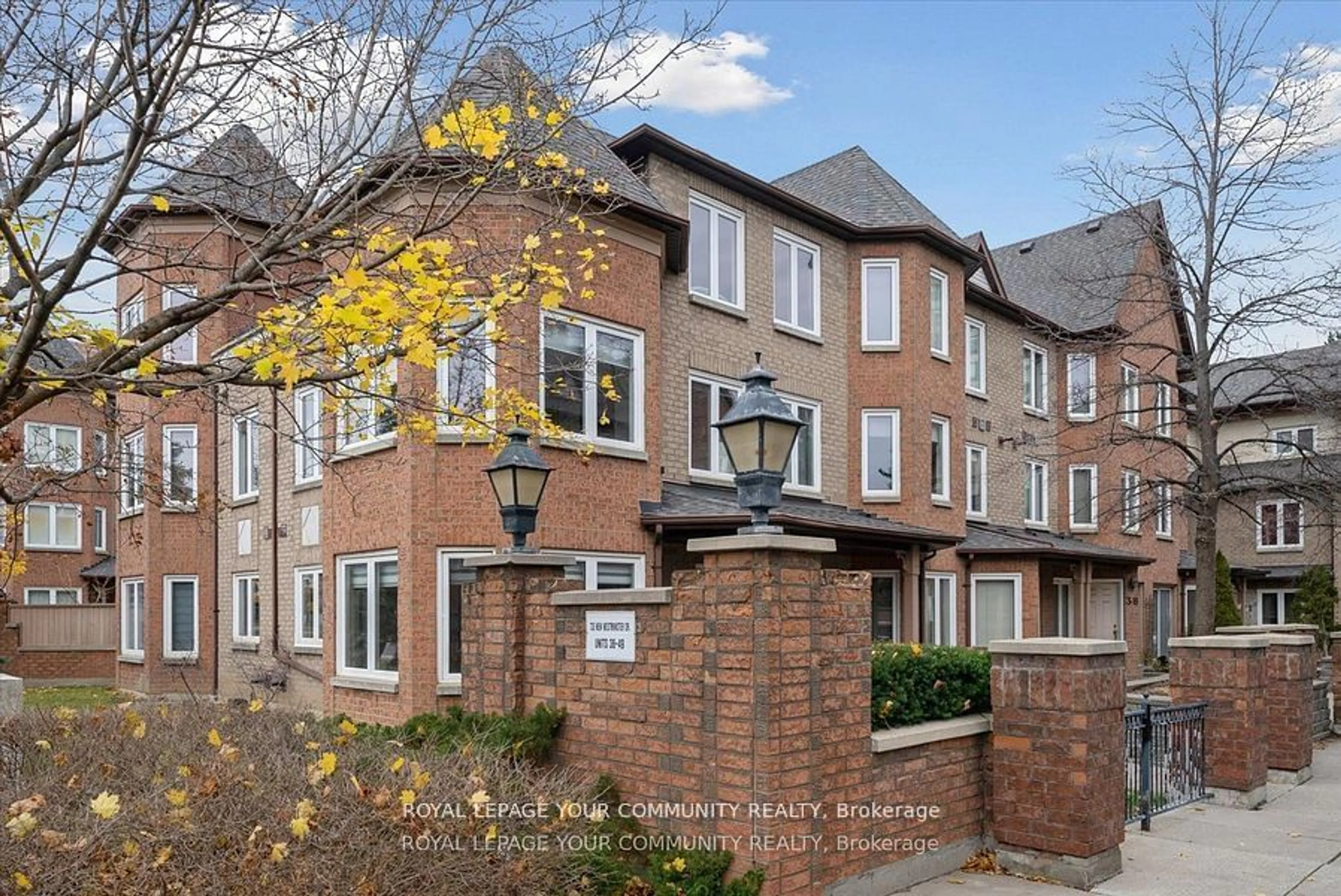 Home with brick exterior material, street for 735 New Westminster Dr #36, Vaughan Ontario L4S 7Y9