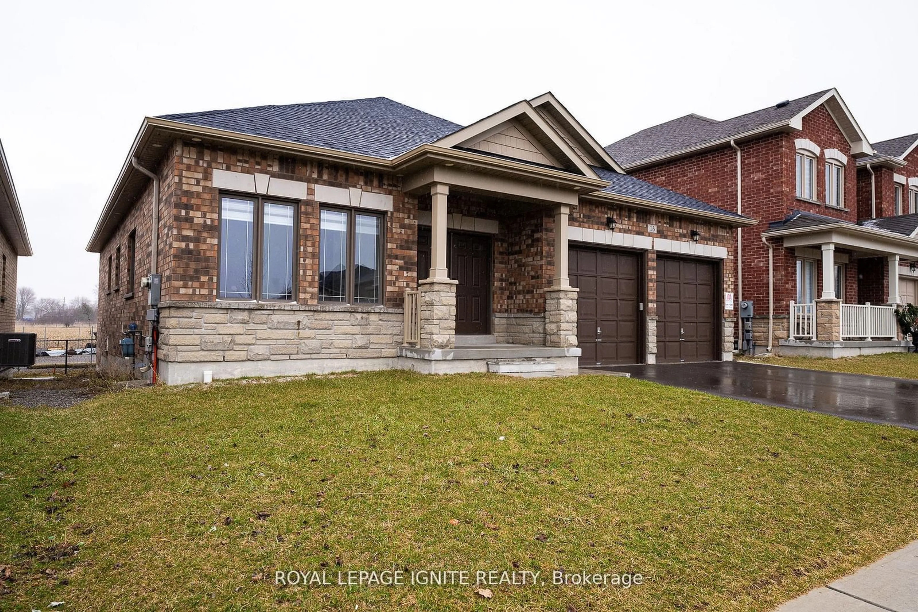 Home with brick exterior material, street for 15 Butcher St, Brock Ontario L0K 1A0