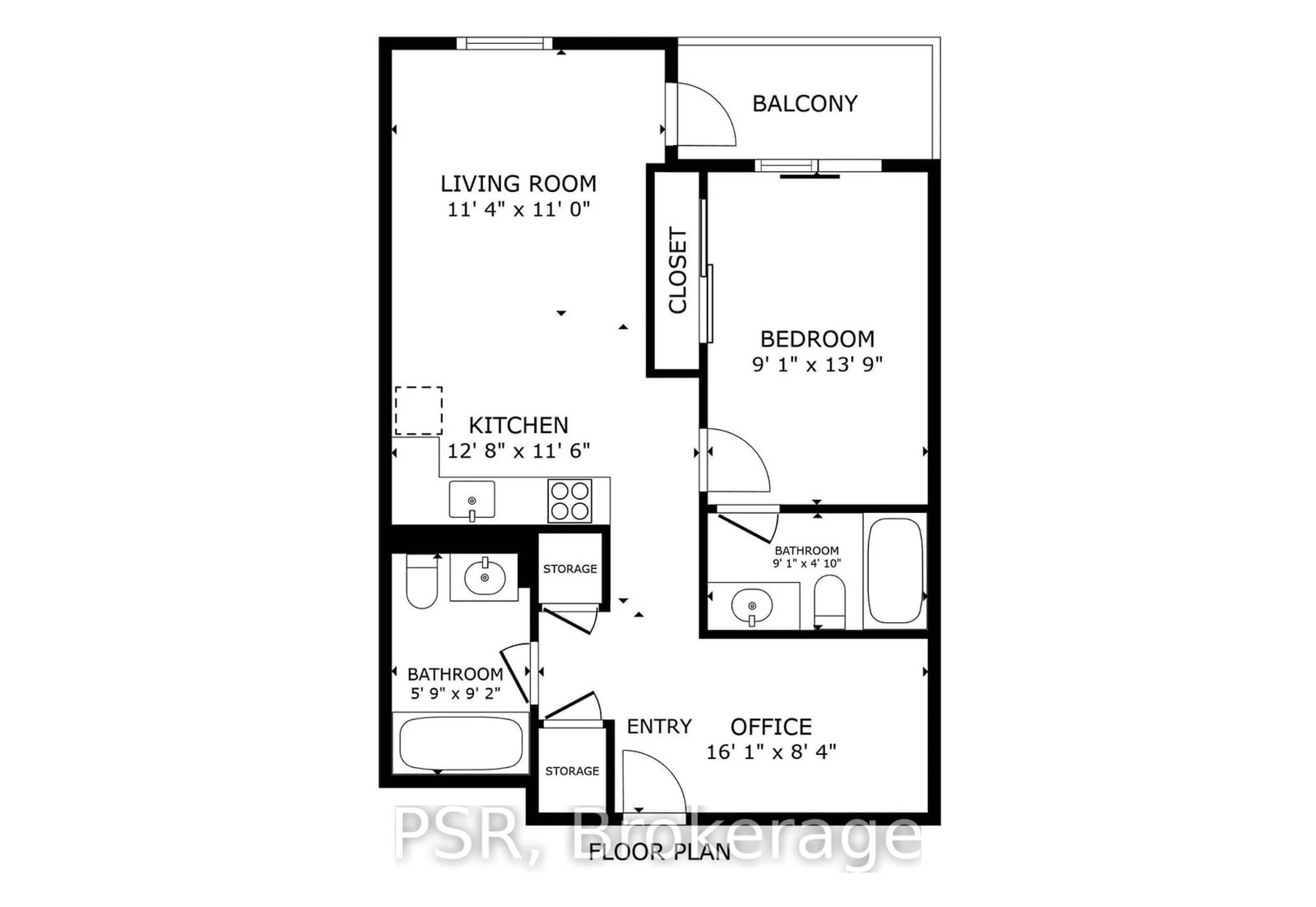 Floor plan for 20 Gatineau Dr #704, Vaughan Ontario L4J 0L3