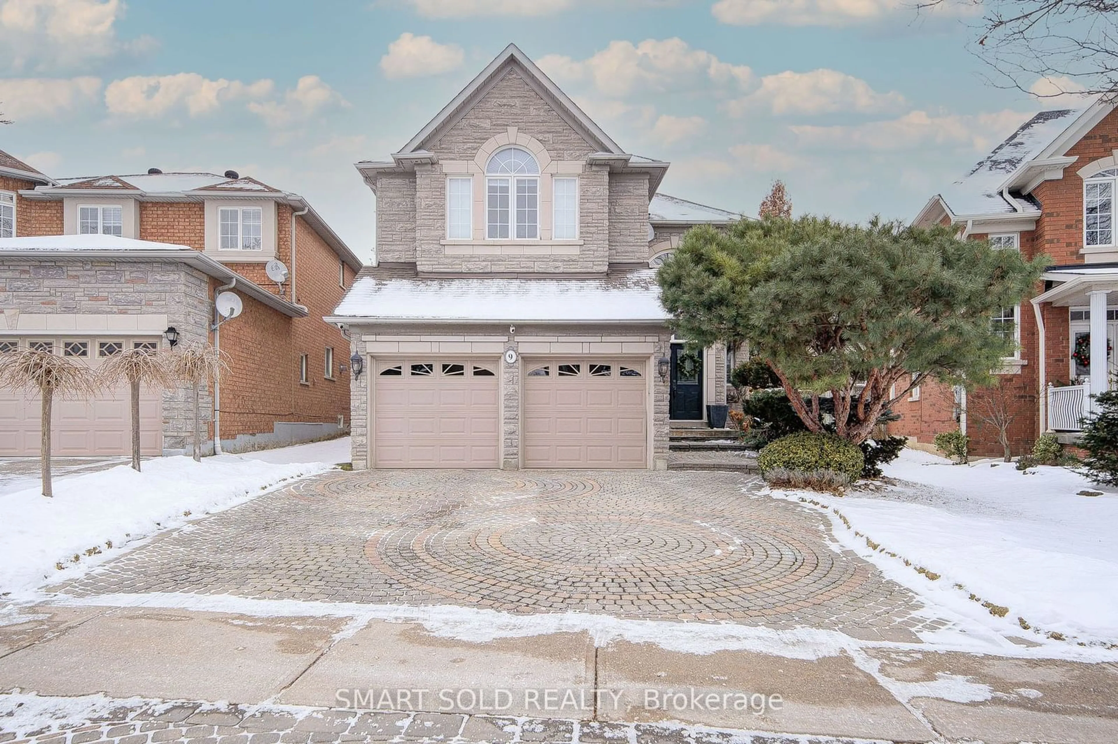 Home with brick exterior material, street for 9 Alpine Cres, Richmond Hill Ontario L4S 1W8