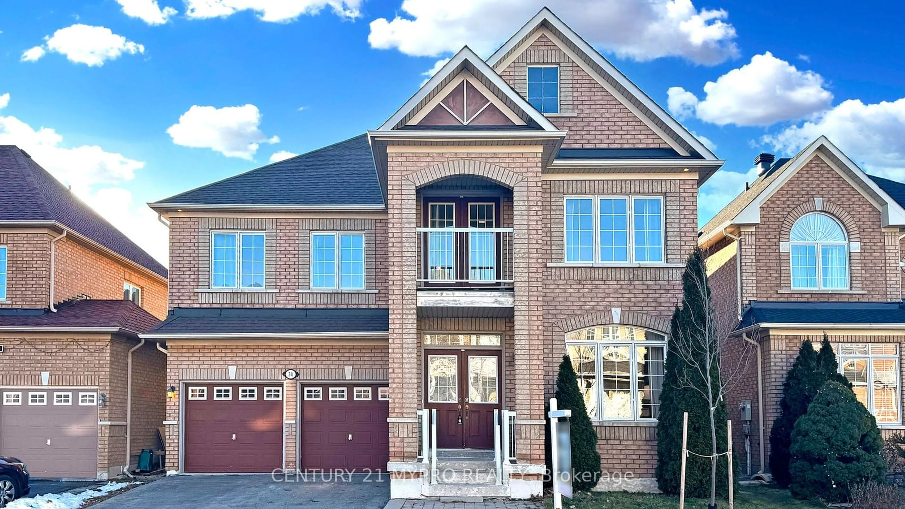 Home with brick exterior material, street for 34 Ayhart St, Markham Ontario L6E 1H5