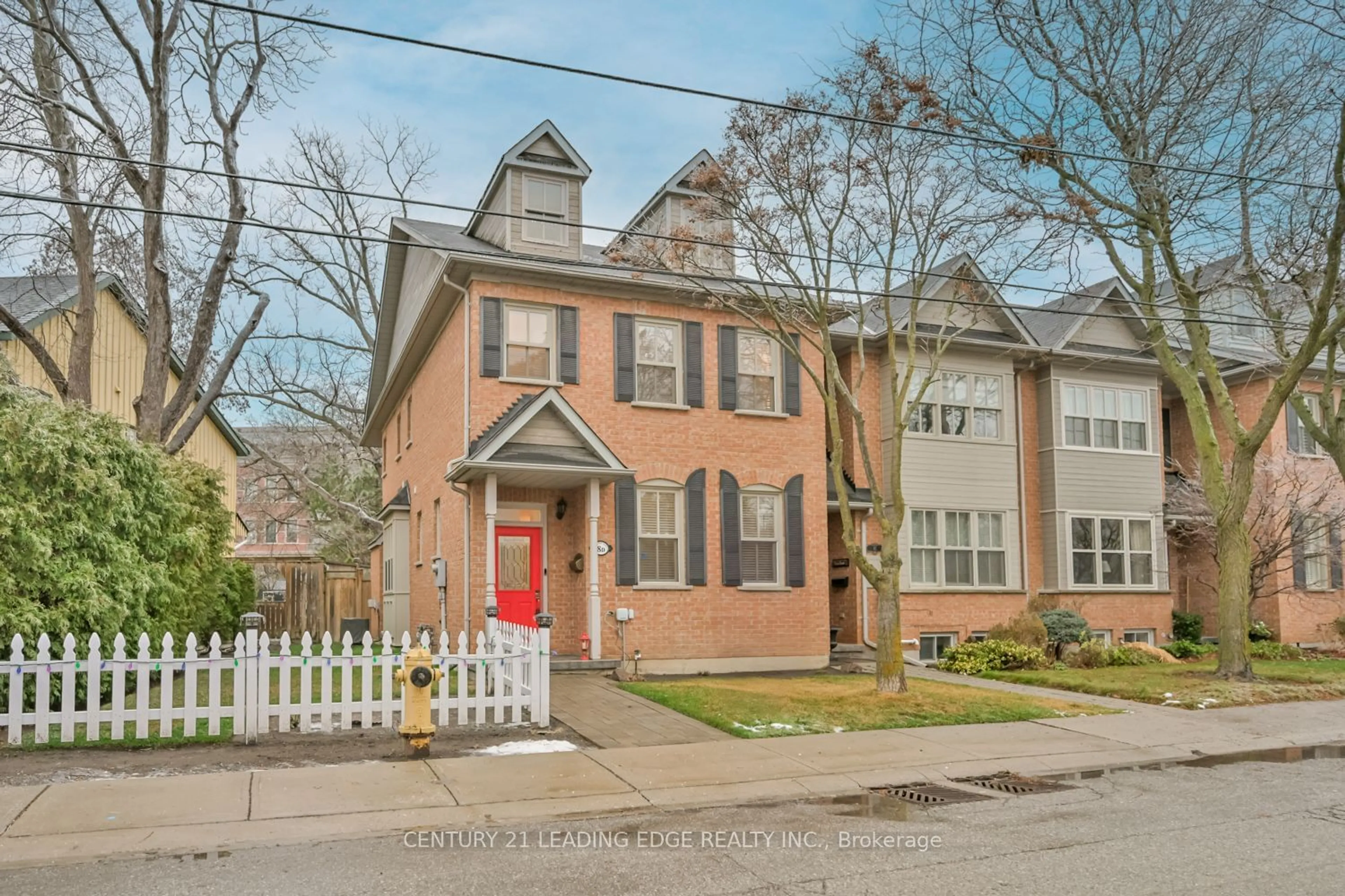 Home with brick exterior material, street for 8D Station Lane, Markham Ontario L3R 1R3