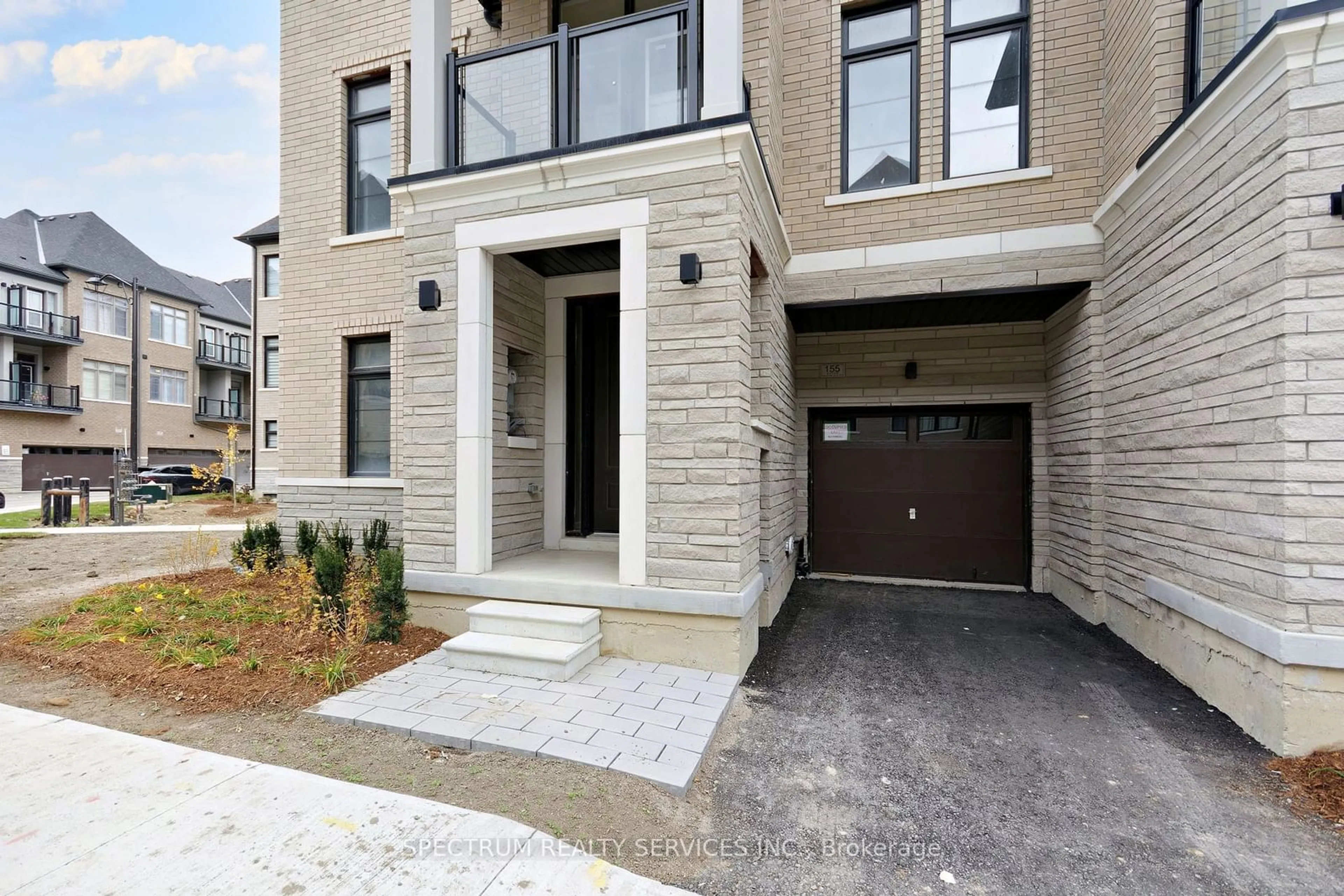 Home with brick exterior material, street for 155 De La Roche Dr, Vaughan Ontario L5H 5G4