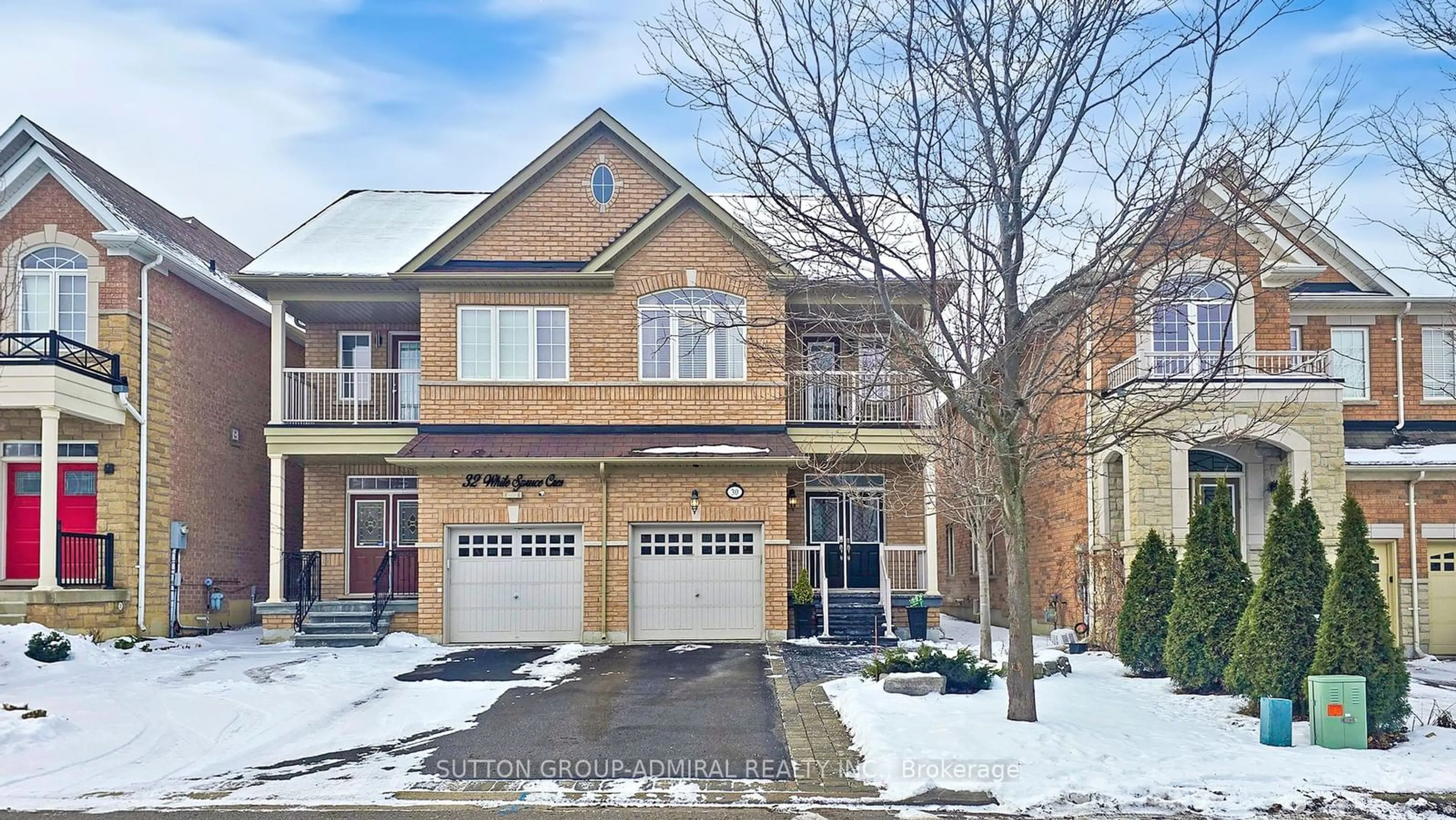 Home with brick exterior material, street for 30 White Spruce Cres, Vaughan Ontario L6A 4C5