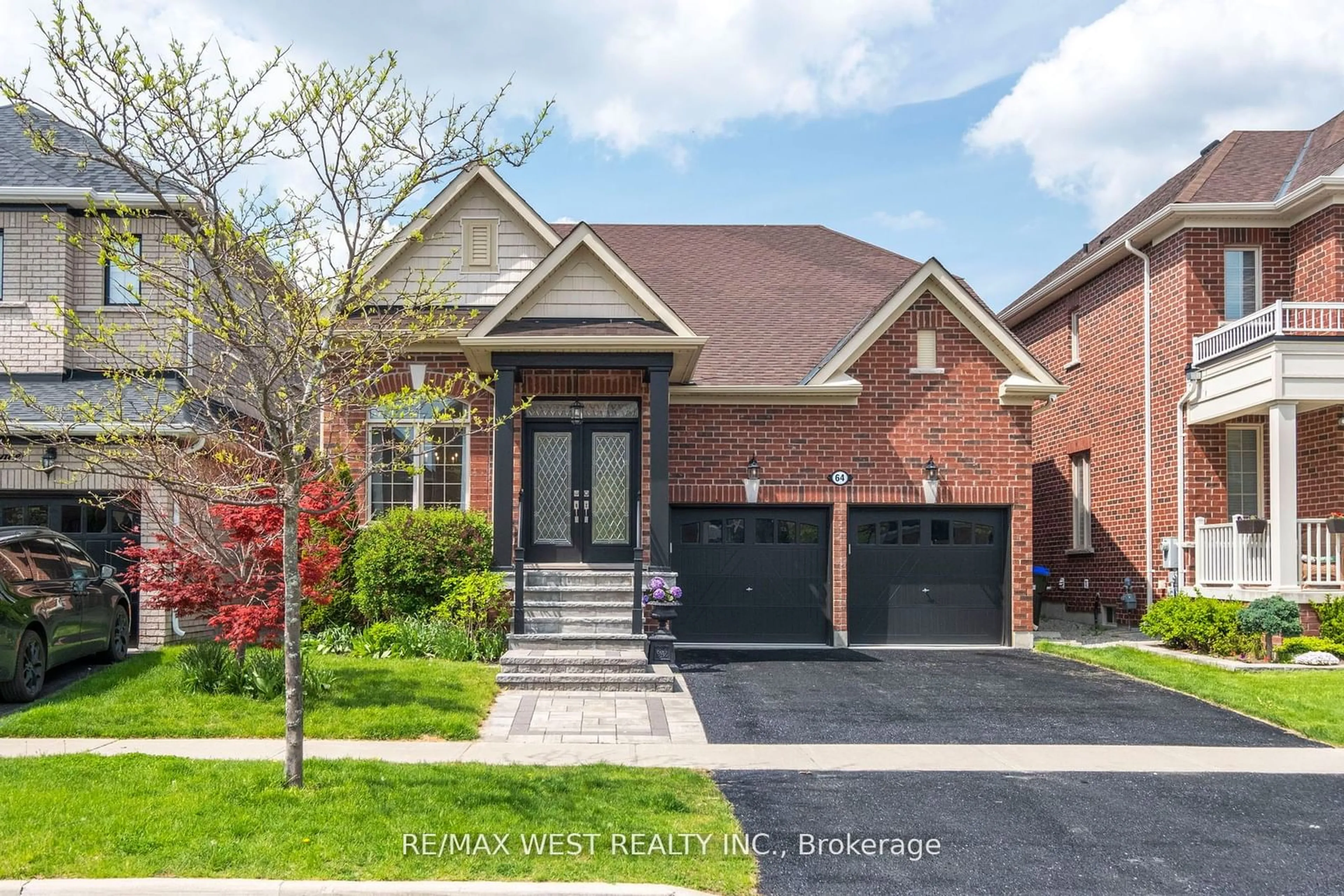 Home with brick exterior material, street for 64 Weaver Terr, New Tecumseth Ontario L0G 1W0