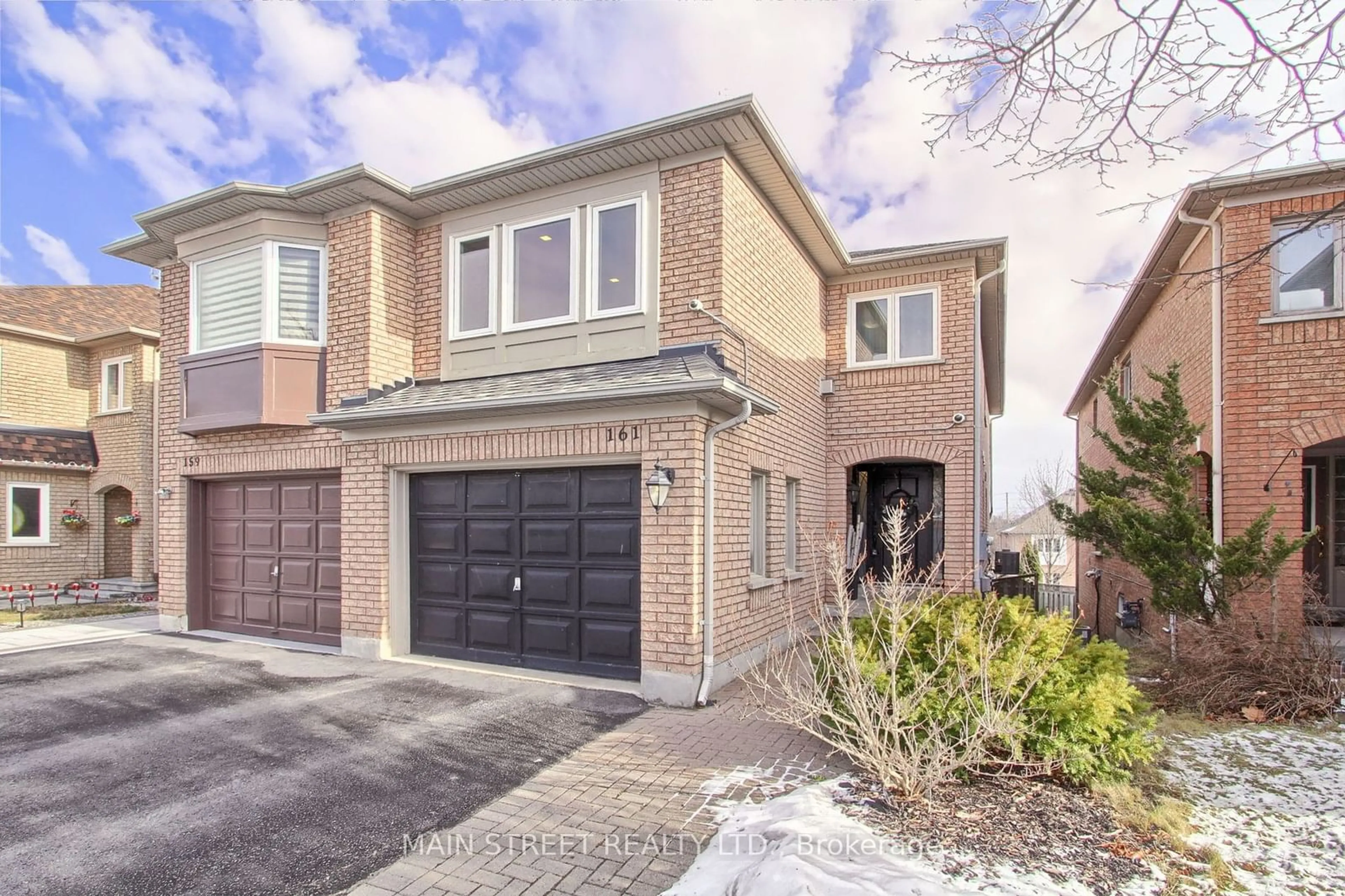 Home with brick exterior material, street for 161 Primeau Dr, Aurora Ontario L4G 6Z6