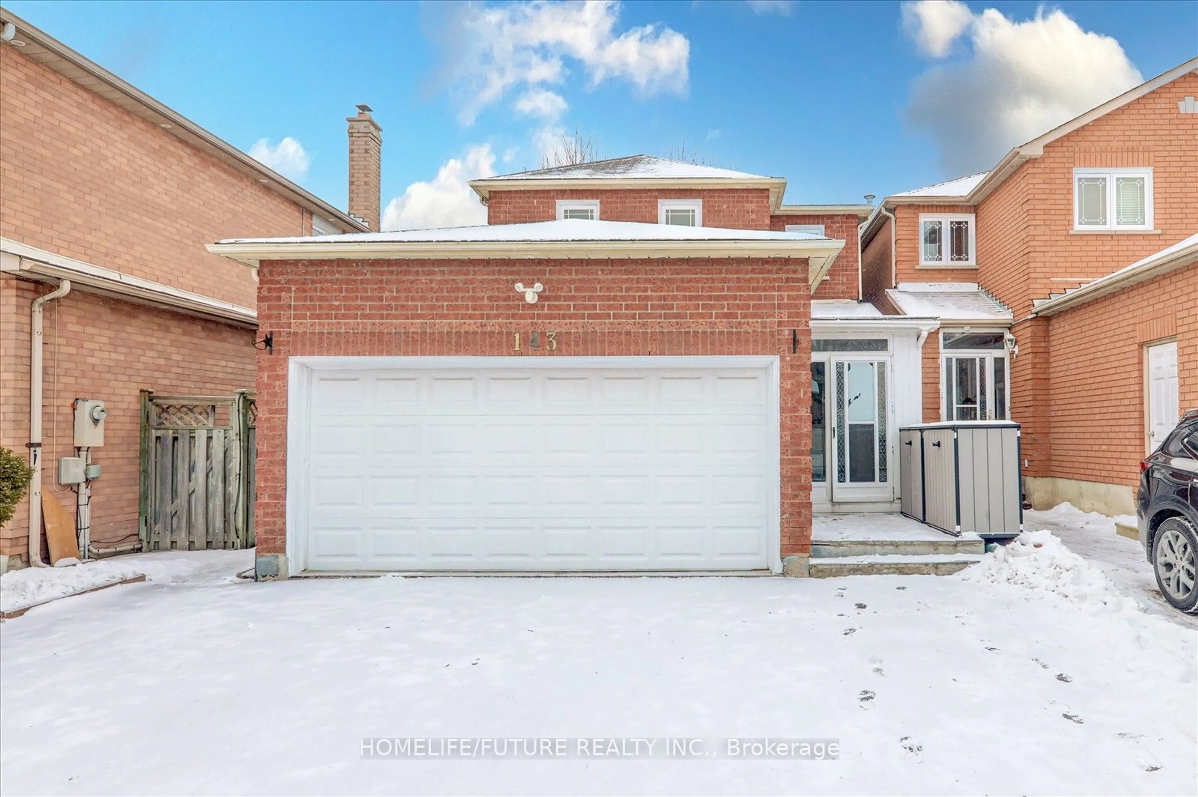 Home with brick exterior material, street for 143 Mary Pearson Dr, Markham Ontario L3S 3E9