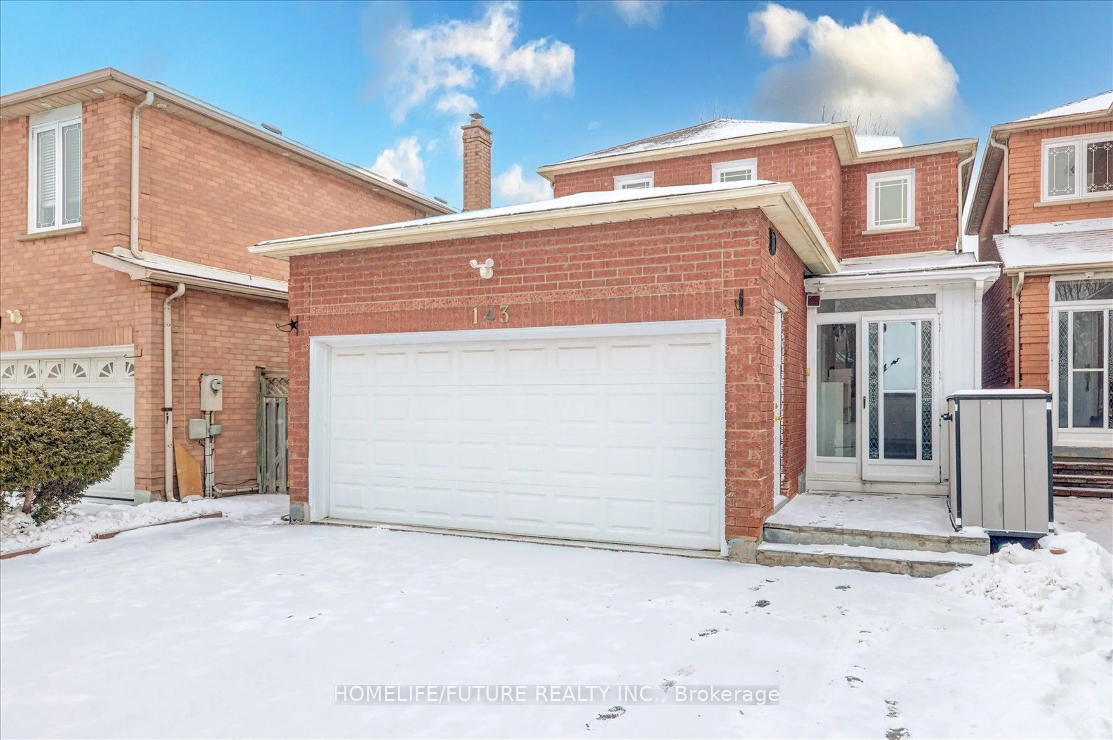 Home with brick exterior material, street for 143 Mary Pearson Dr, Markham Ontario L3S 3E9