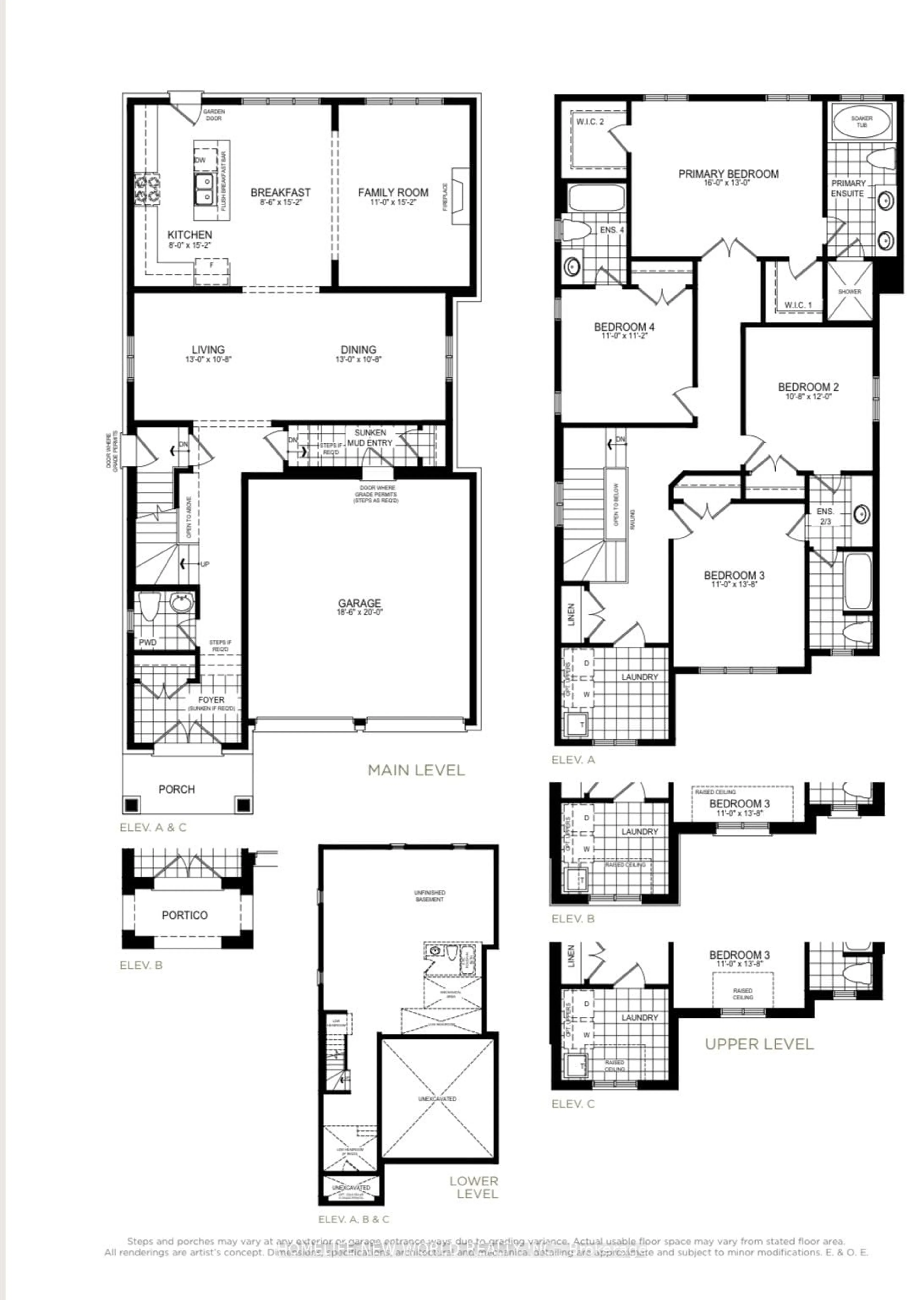 Floor plan for 10 Ken Davie Gate, Georgina Ontario L4P 0J5