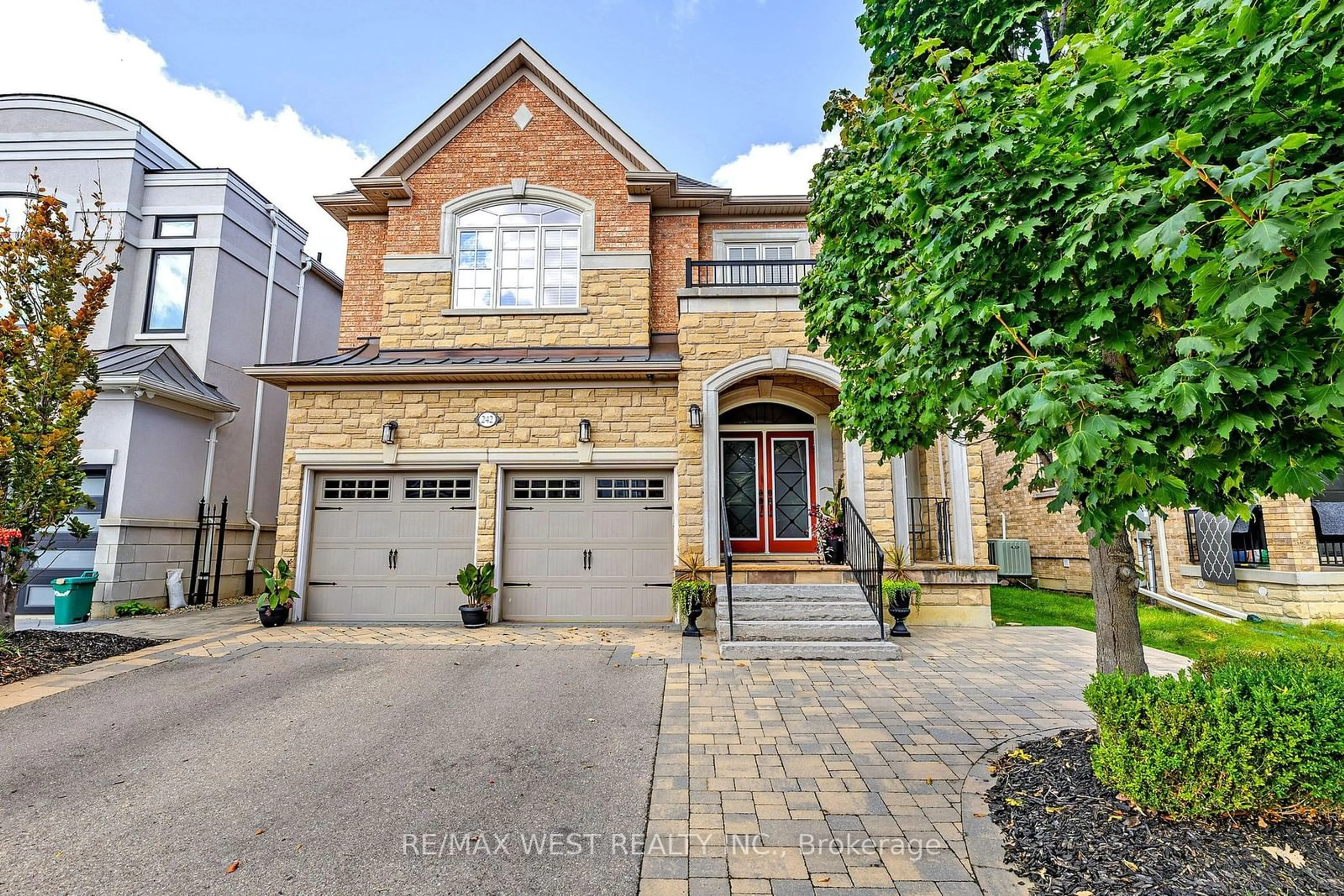 Home with brick exterior material, street for 242 Marc Santi Blvd, Vaughan Ontario L6A 0K8