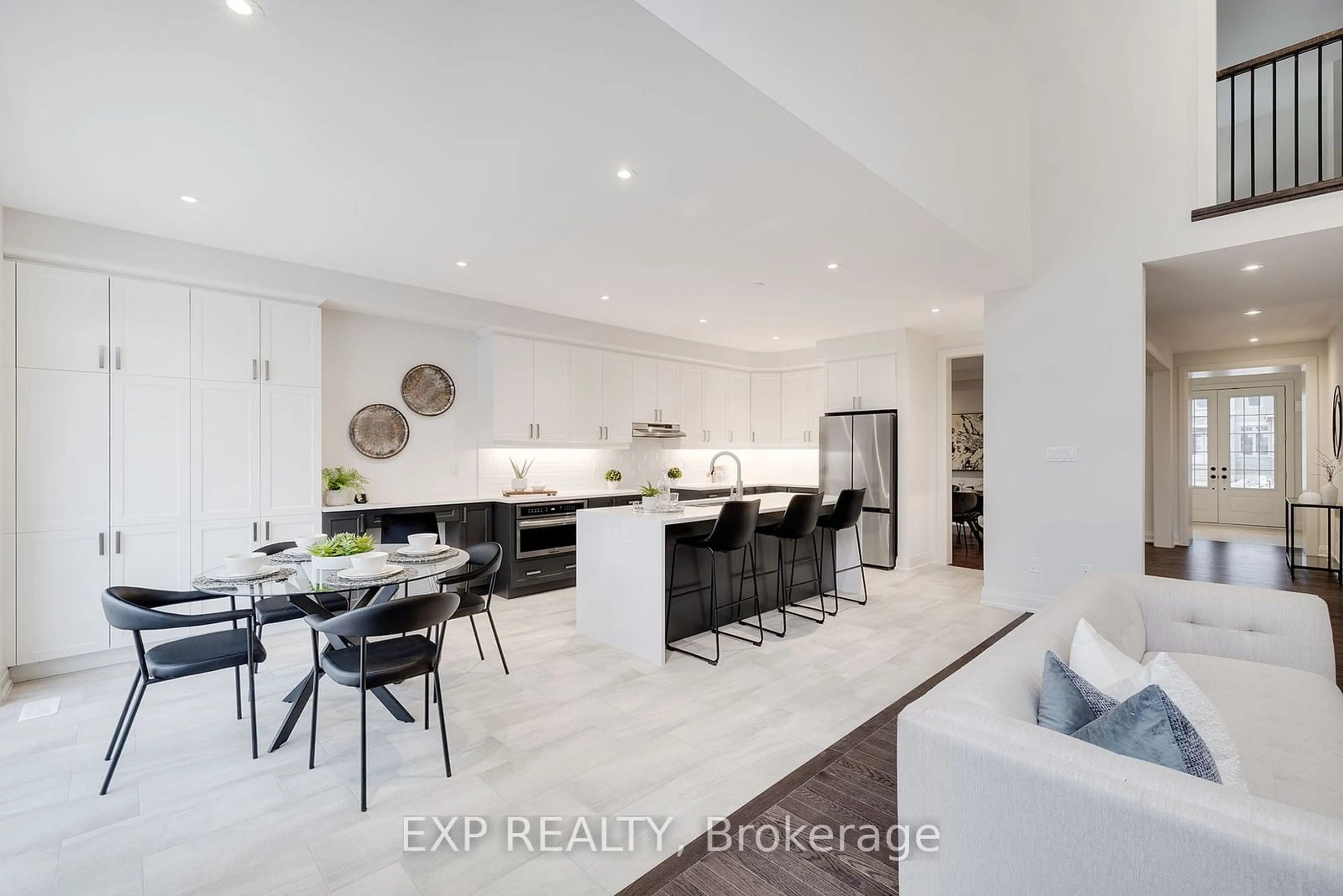 Contemporary kitchen, ceramic/tile floor for 42 Magnolia Ave, Adjala-Tosorontio Ontario L0G 1W0