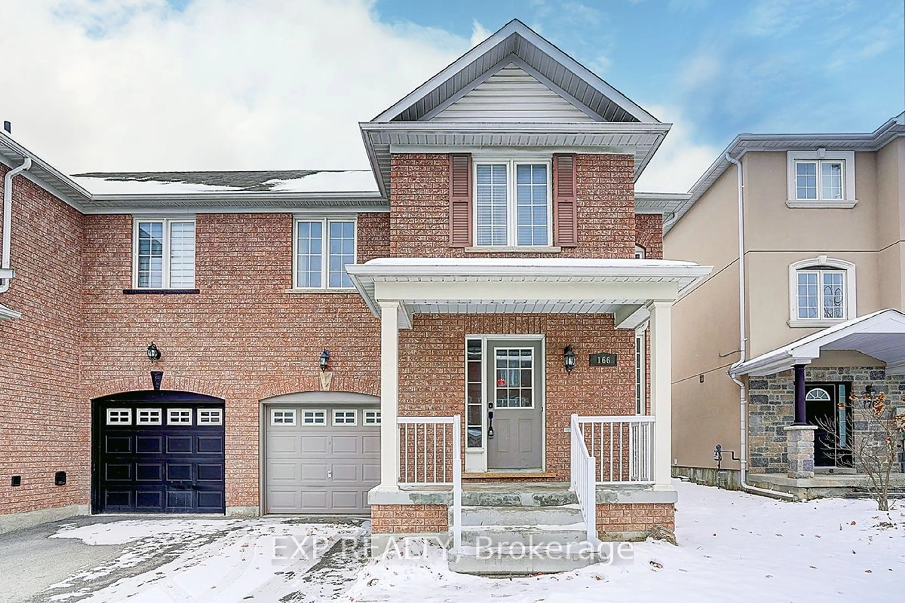 Home with brick exterior material, street for 166 Gail Parks Cres, Newmarket Ontario L3X 3C1