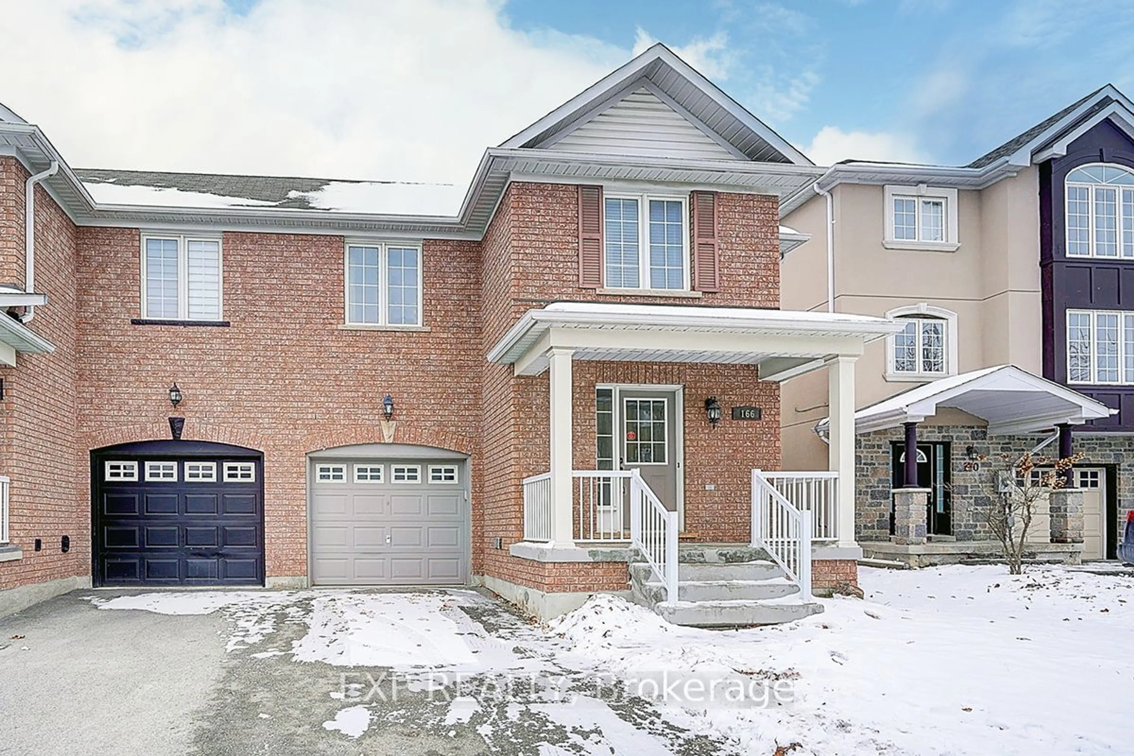 Home with brick exterior material, street for 166 Gail Parks Cres, Newmarket Ontario L3X 3C1