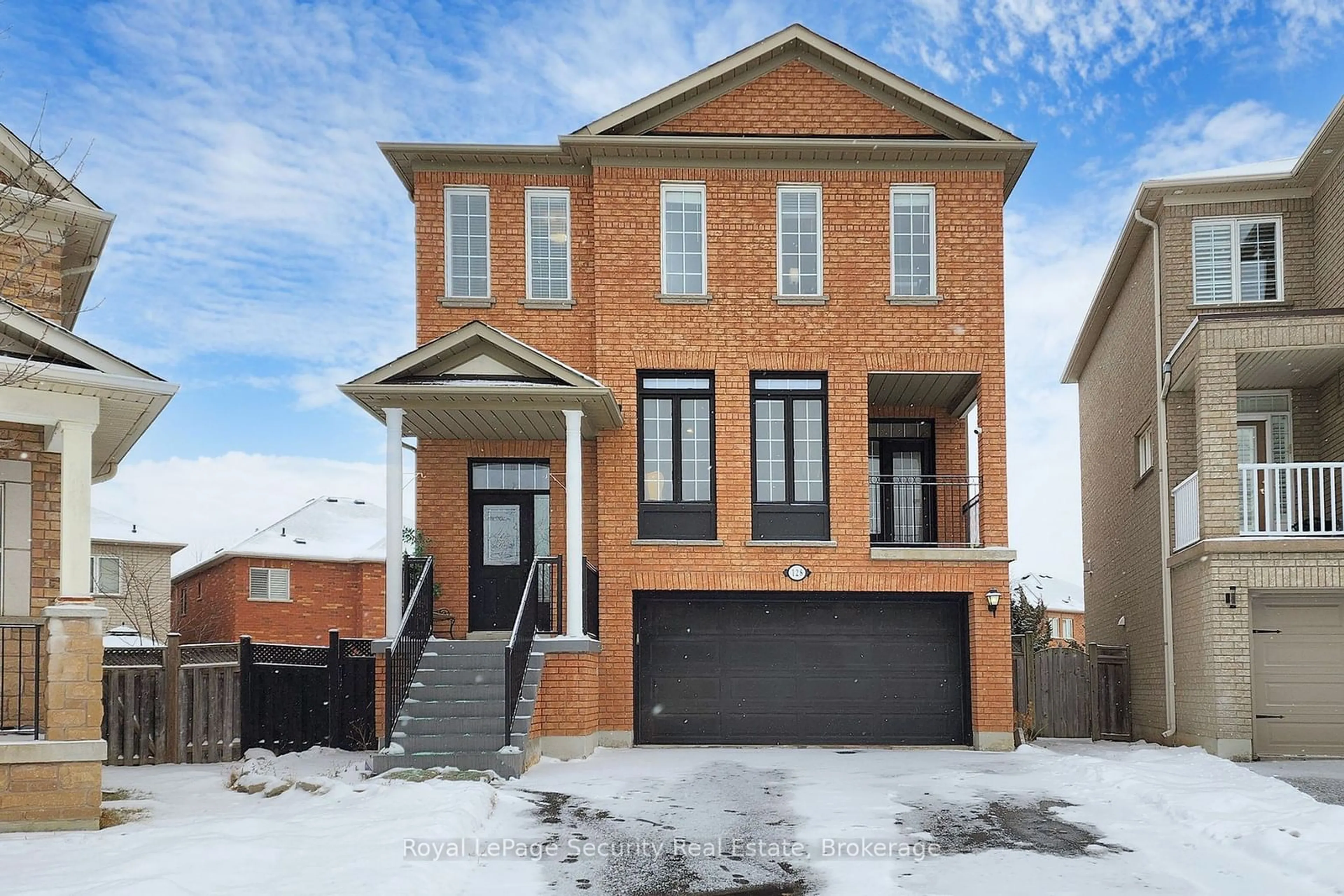 Home with brick exterior material, street for 128 Daiseyfield Cres, Vaughan Ontario L4H 2T7