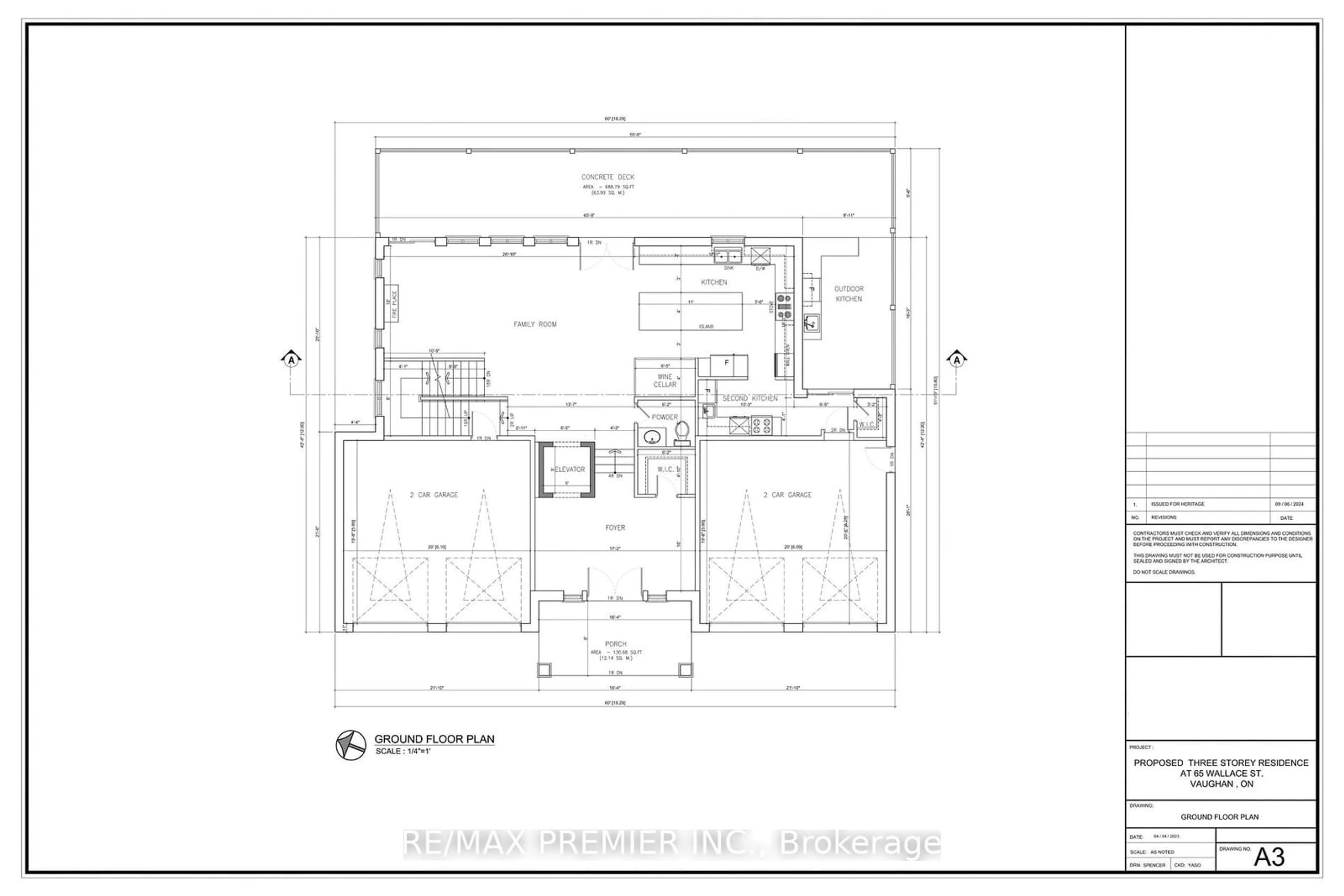 Floor plan for 65 Wallace St, Vaughan Ontario L4L 2P2