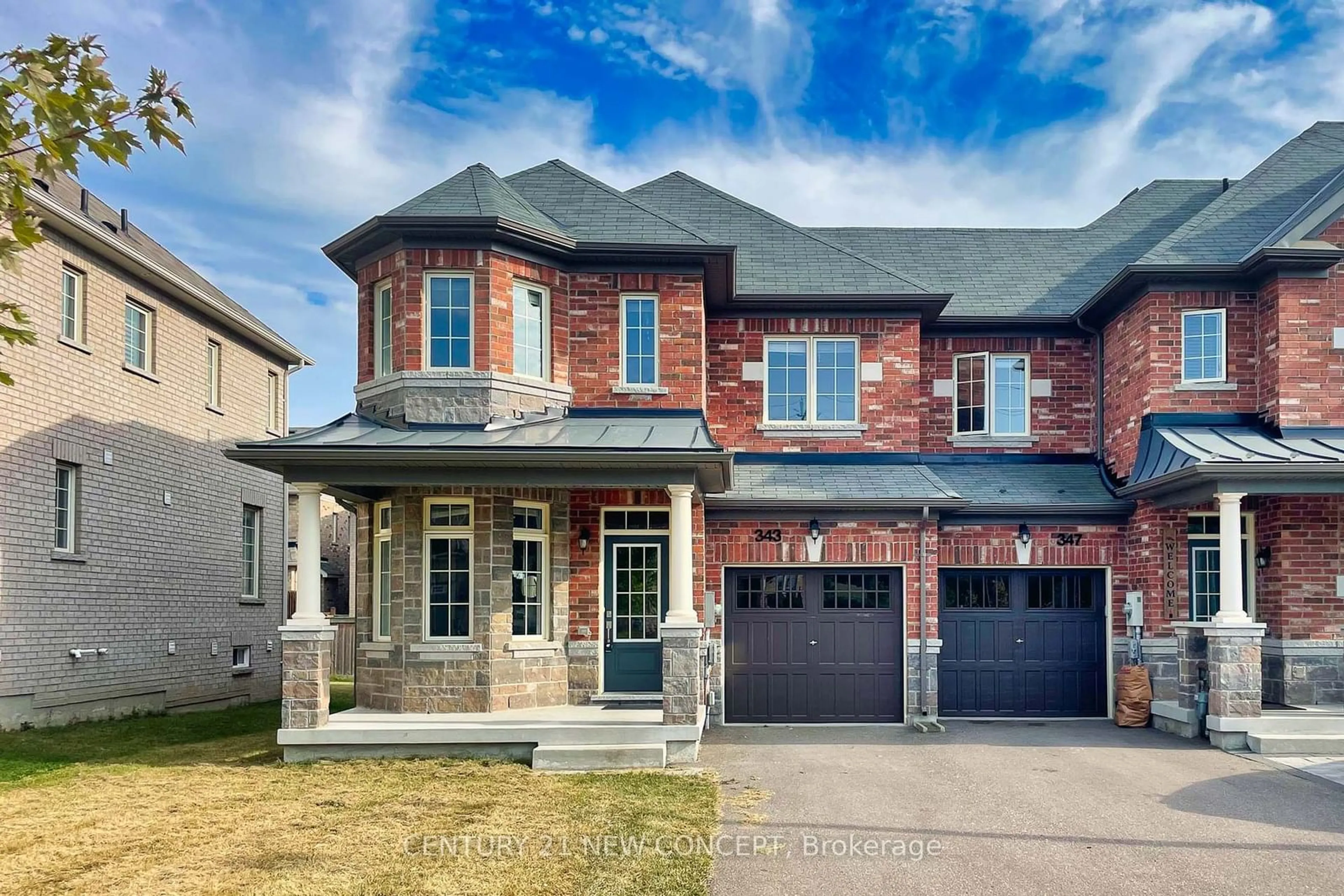 Home with brick exterior material, street for 343 Luck Crt, Newmarket Ontario L3X 0J5