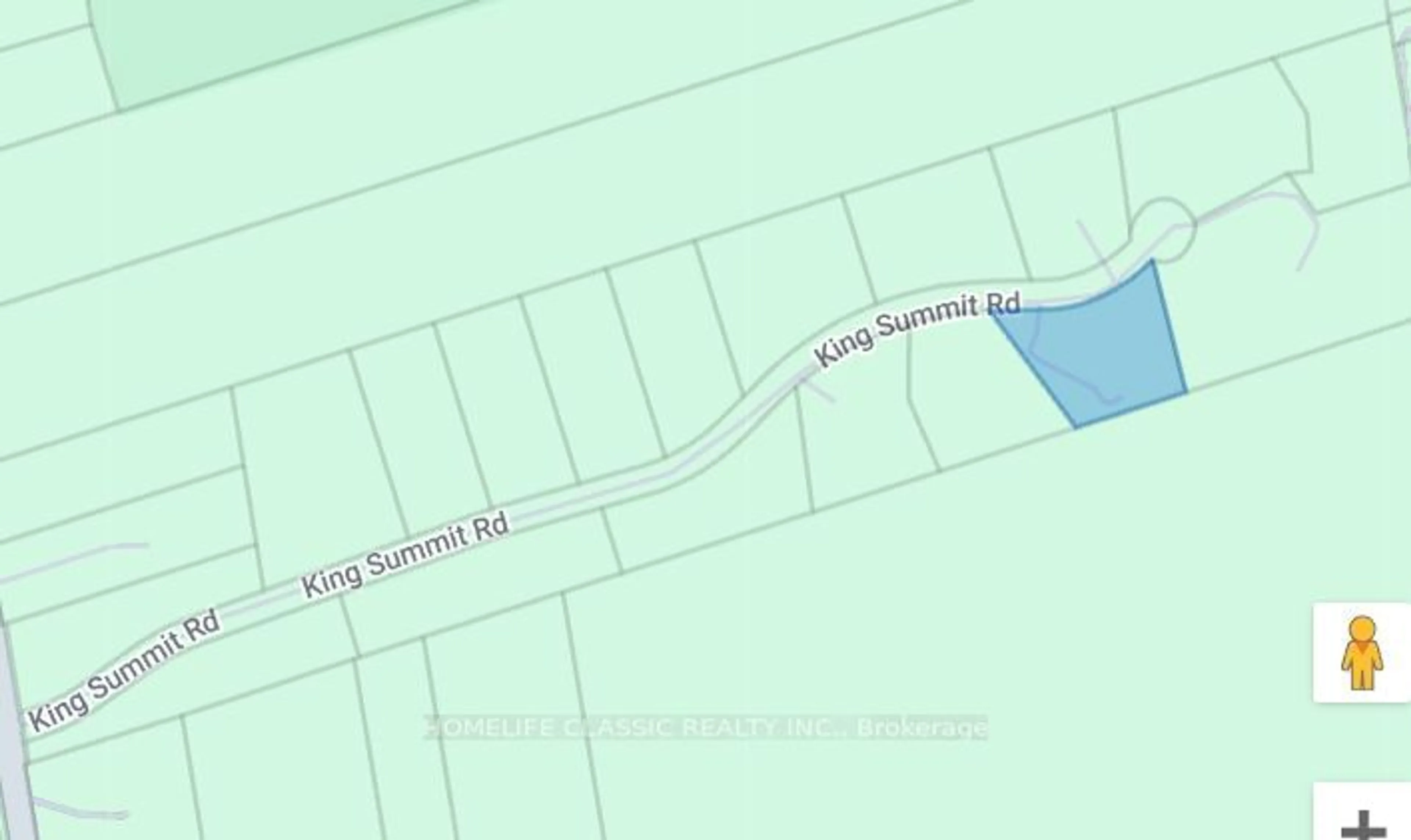 Picture of a map for 295 King's Summit Rd, King Ontario L7B 1A3