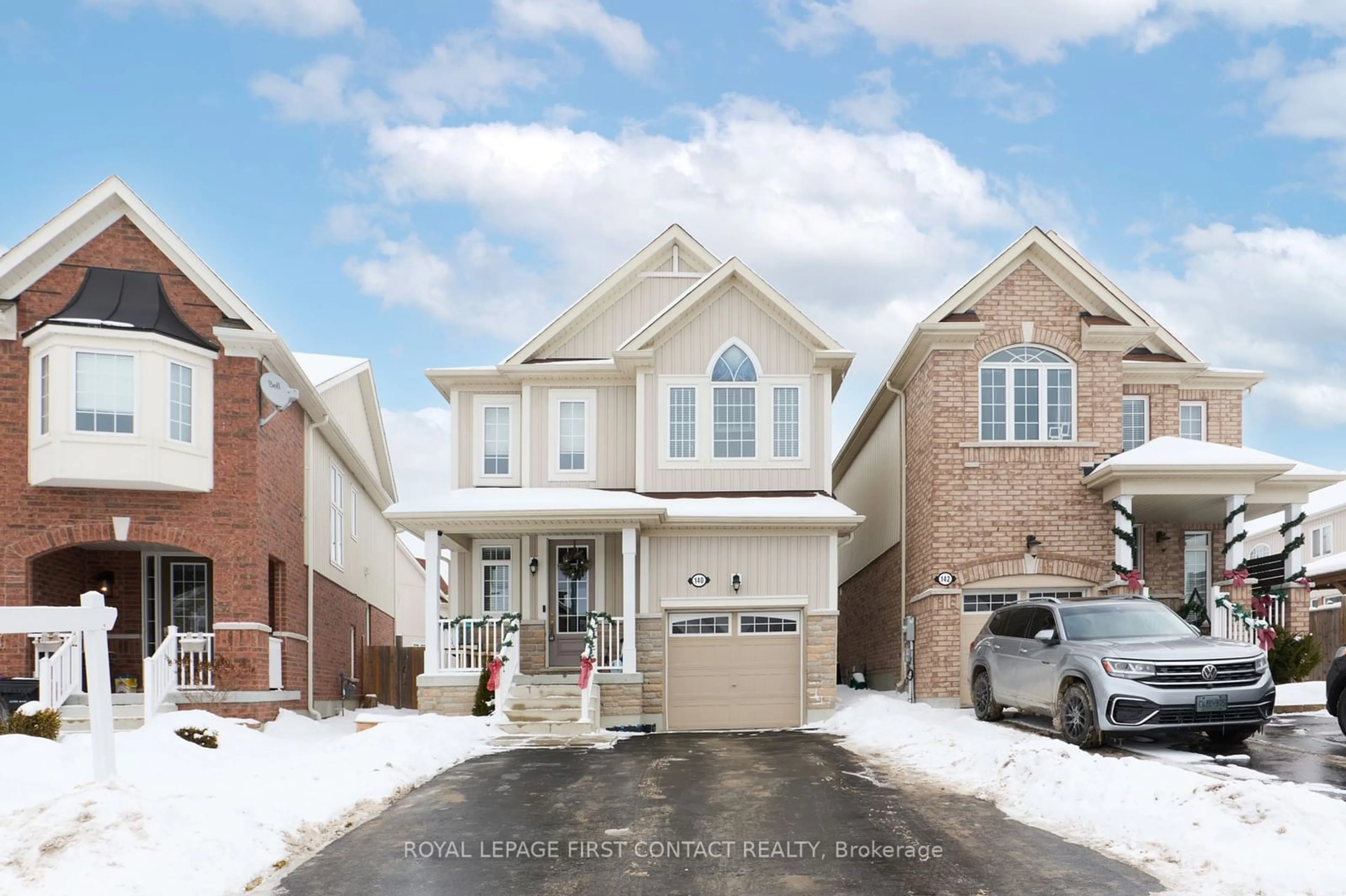 Home with brick exterior material, street for 140 Mount Cres, Essa Ontario L0M 1B5