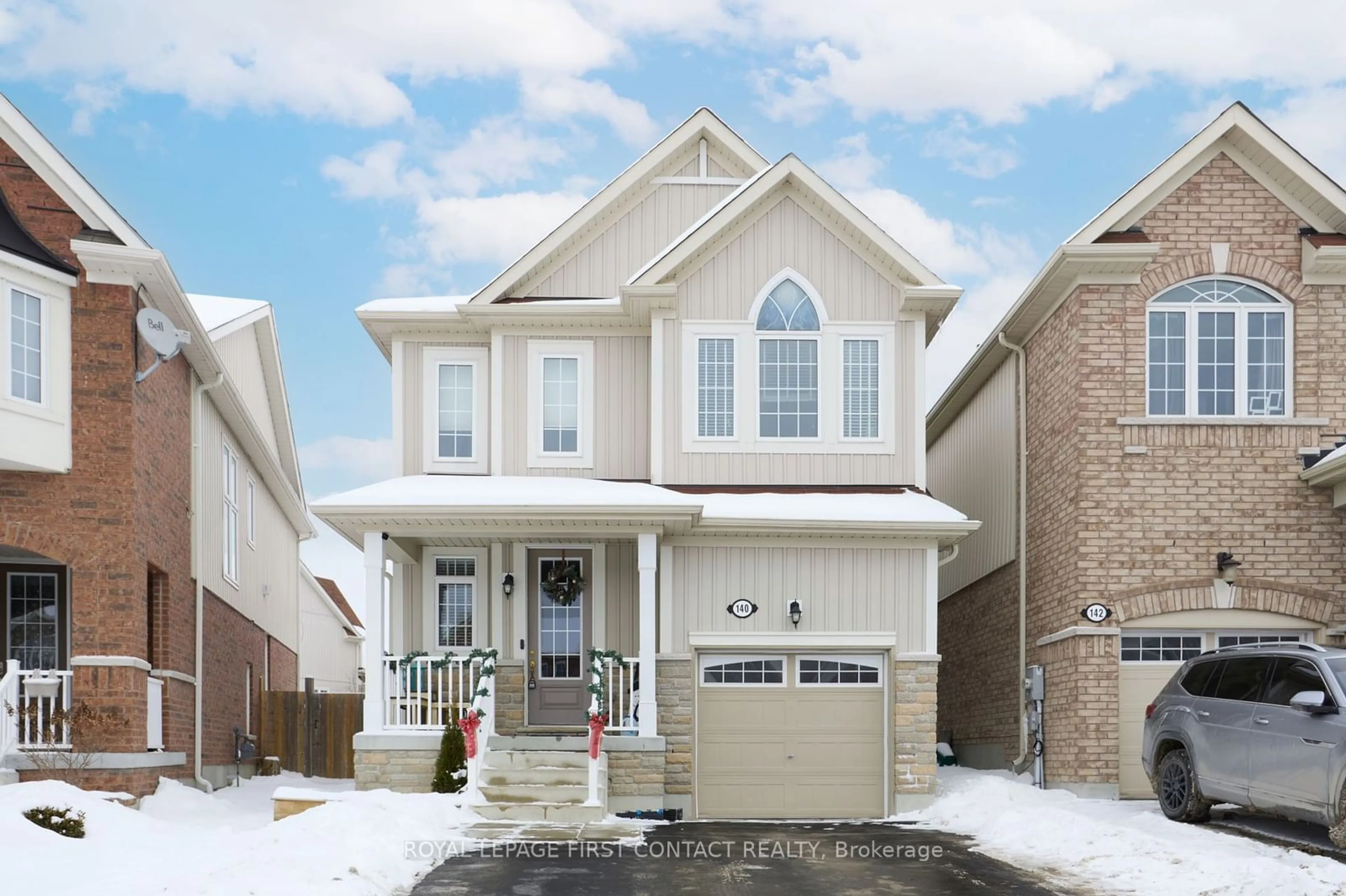 Home with brick exterior material, street for 140 Mount Cres, Essa Ontario L0M 1B5