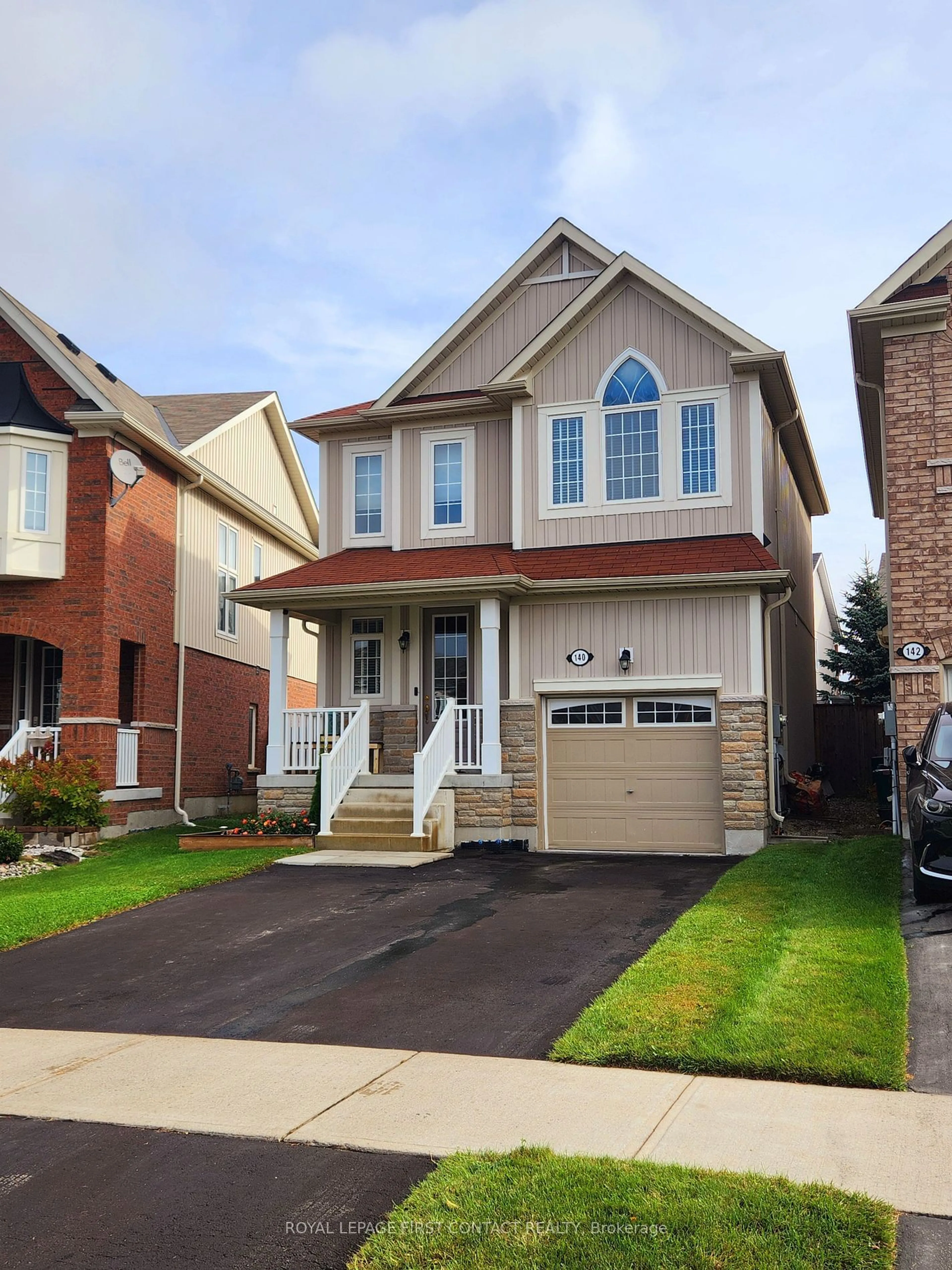 Home with brick exterior material, street for 140 Mount Cres, Essa Ontario L0M 1B5