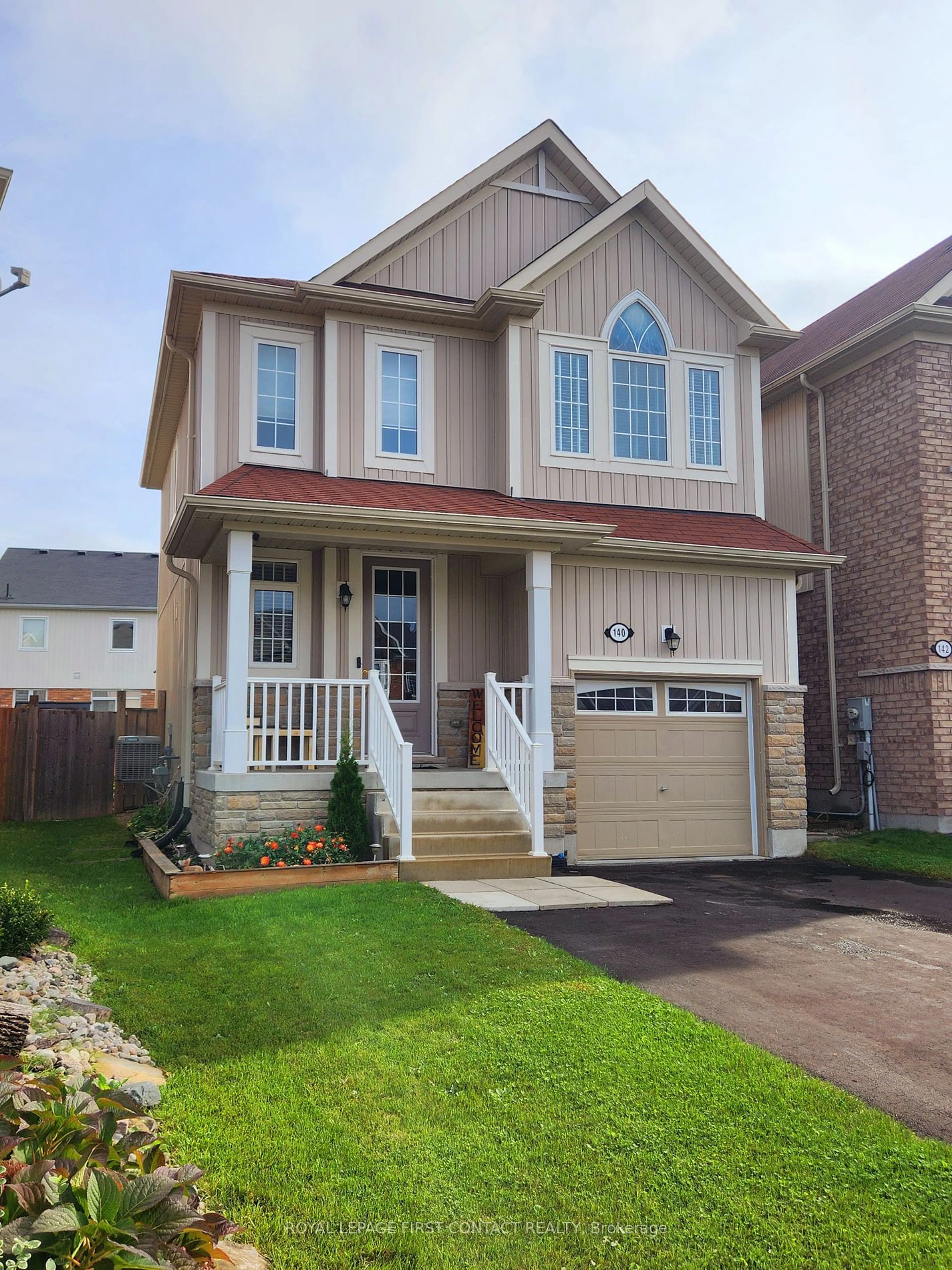 Home with brick exterior material, street for 140 Mount Cres, Essa Ontario L0M 1B5