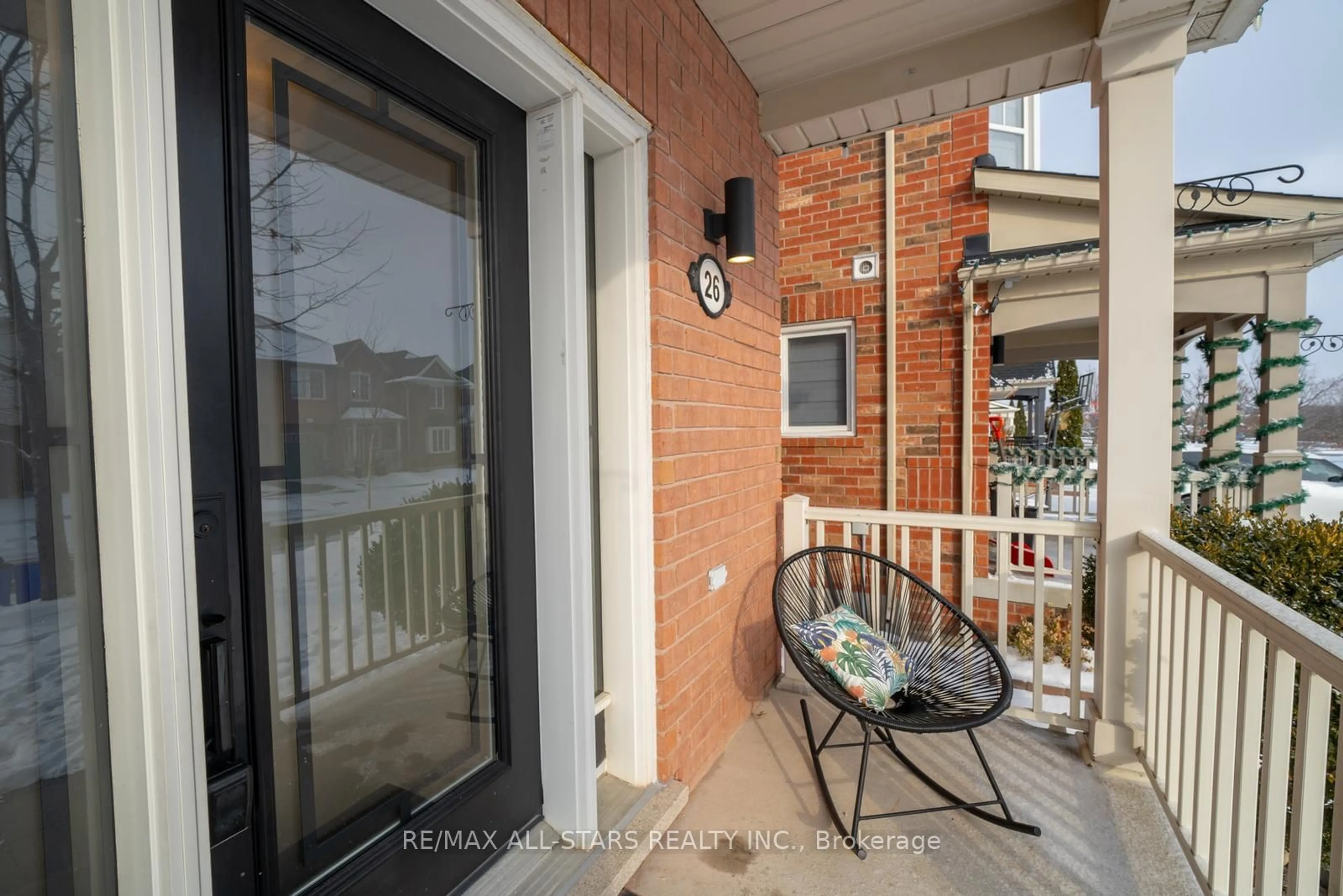 Balcony in the apartment, unknown for 26 Fred Silvester Rd, Whitchurch-Stouffville Ontario L4A 0J6