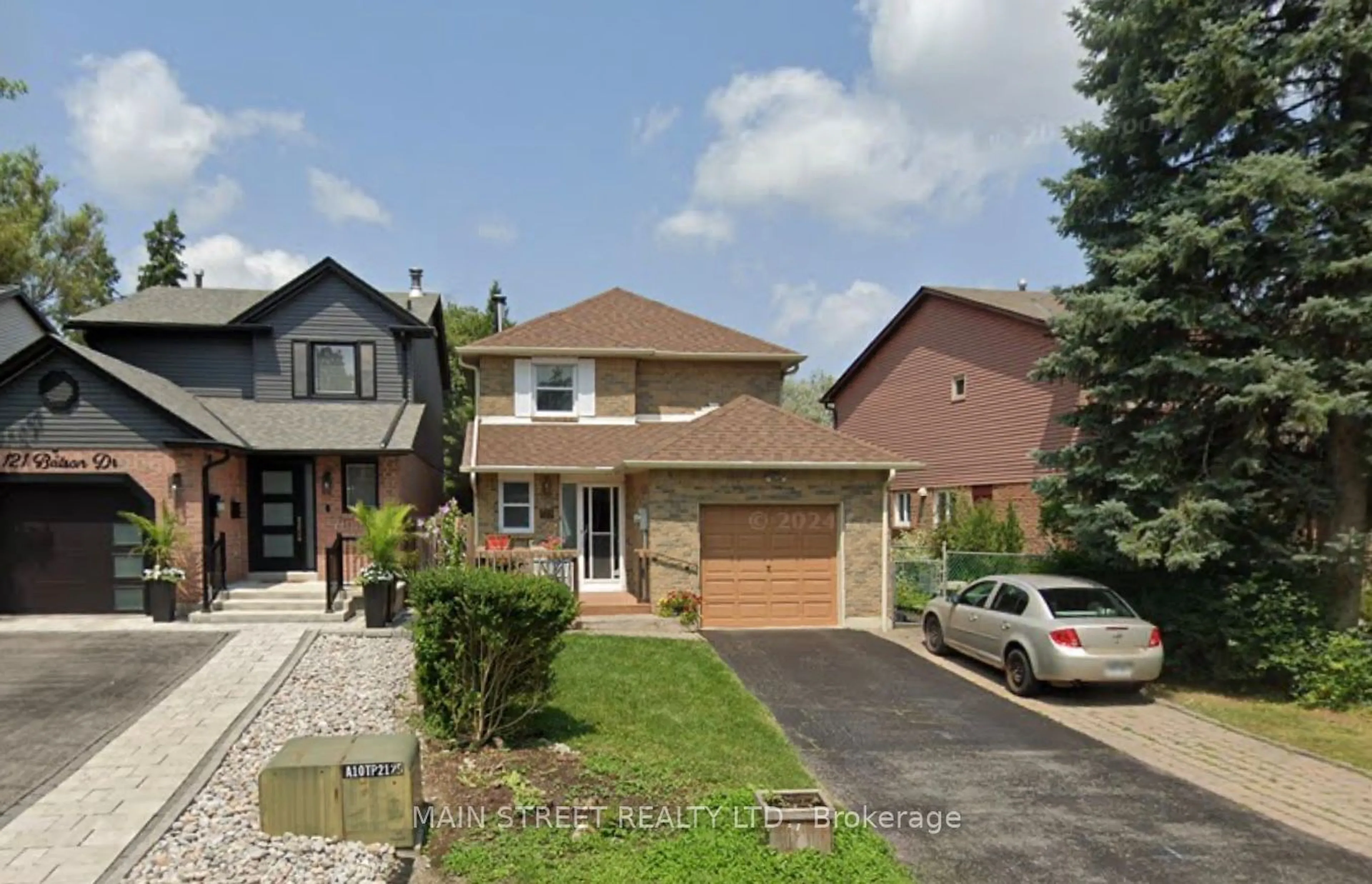 Home with brick exterior material, street for 119 Batson Dr, Aurora Ontario L4G 3S6