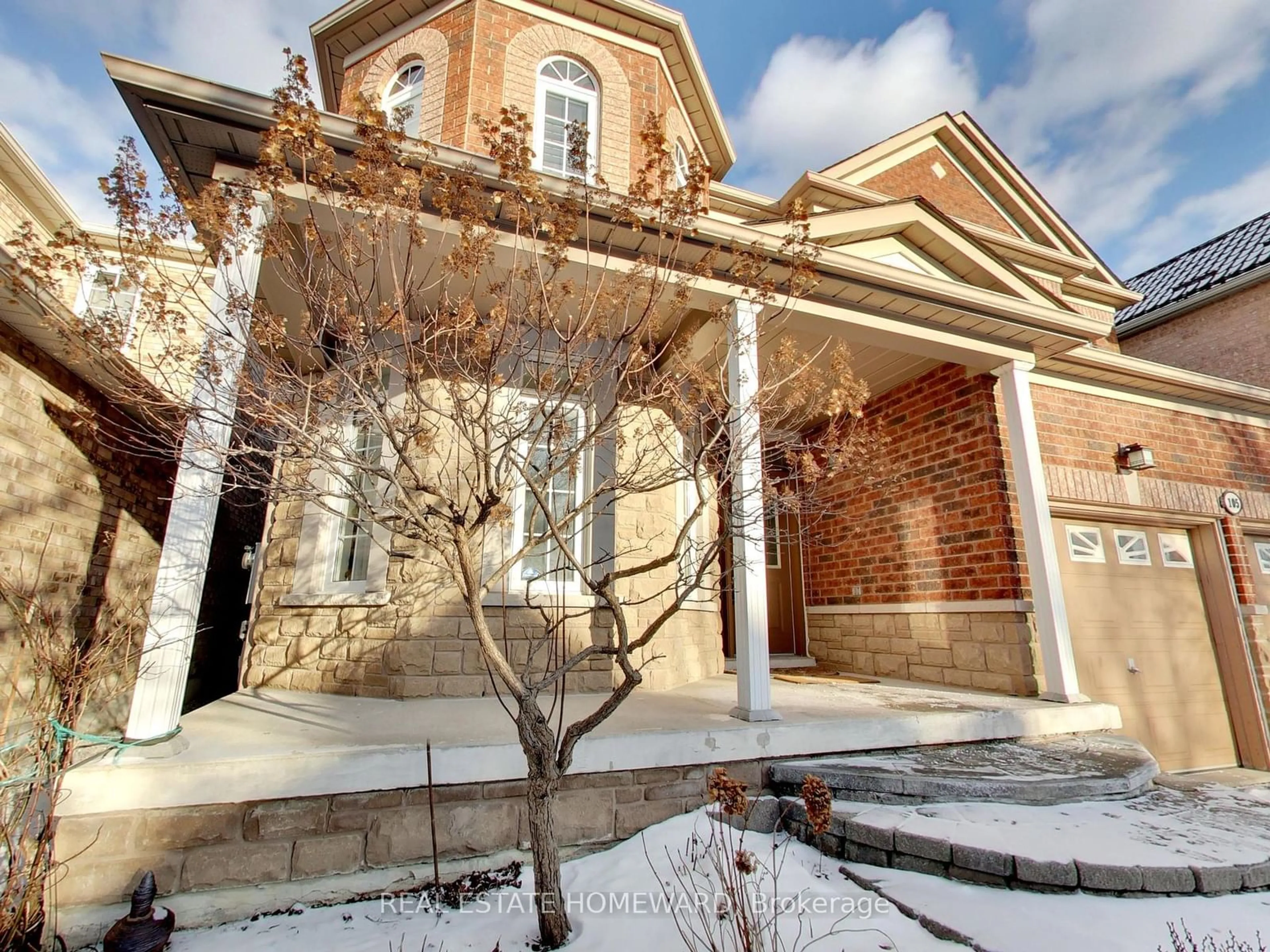 Home with brick exterior material, street for 105 Chasser Dr, Markham Ontario L6E 1S7