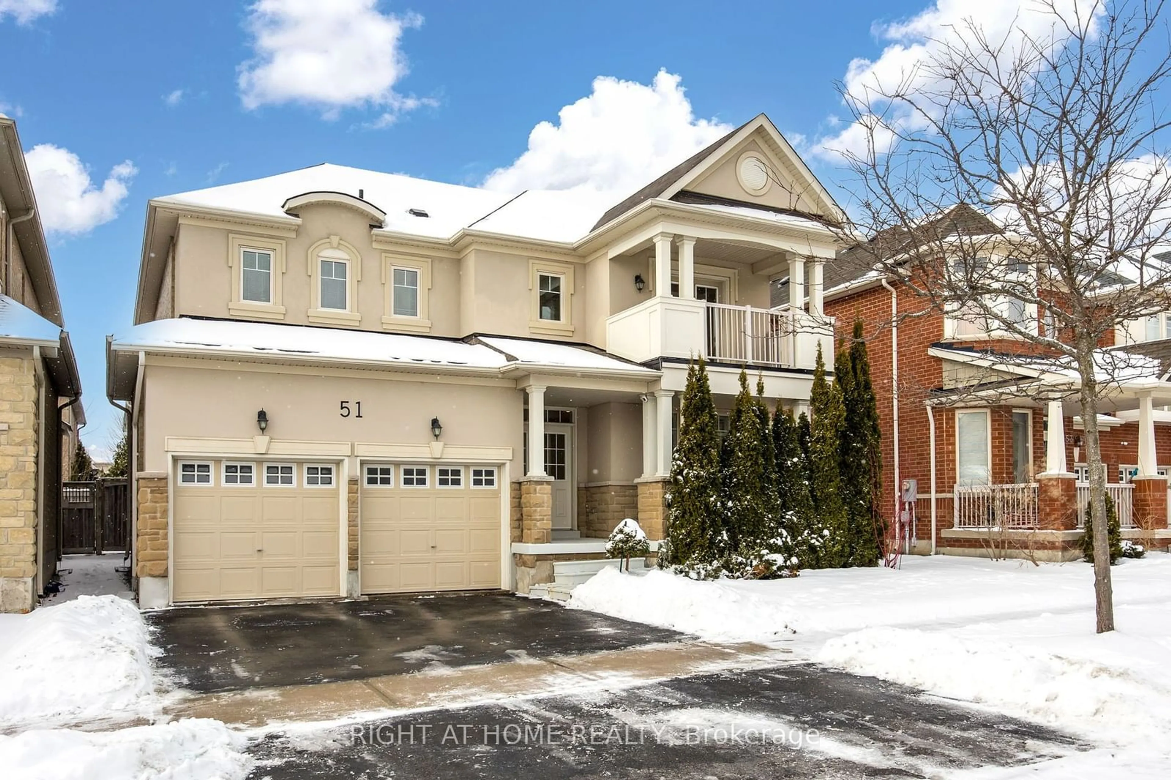 Home with brick exterior material, street for 51 Stookes Cres, Richmond Hill Ontario L4E 0J4