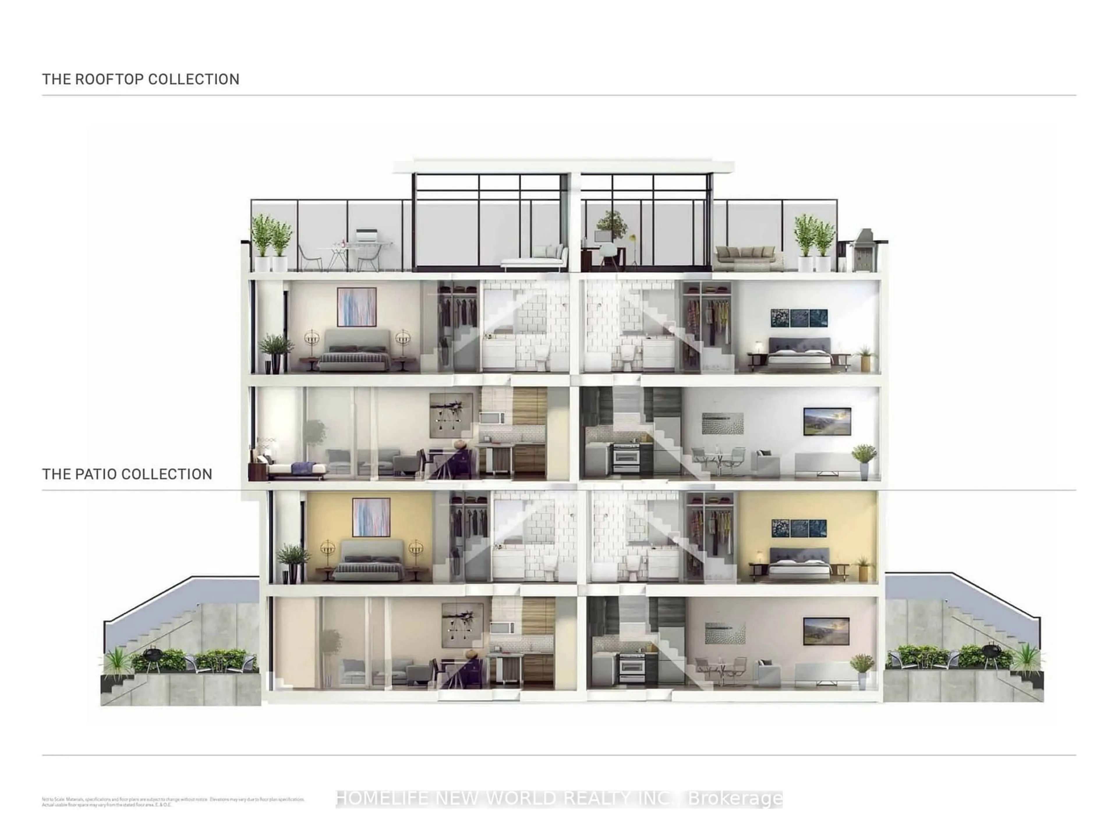 Floor plan for 15 Maximillian Lane #502, Markham Ontario L3R 0L5